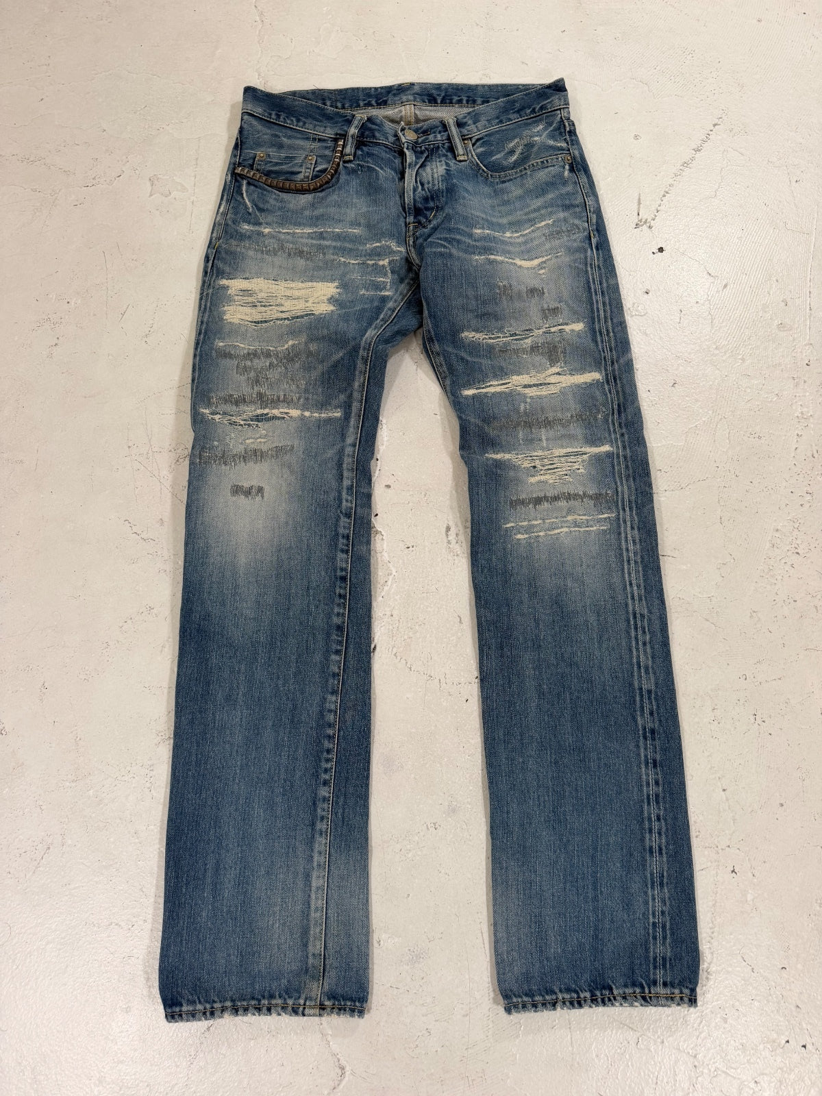 Hysteric Glamour Studded Denim {{ color }} {{ brand }} {{ archive }} {{ season }} {{ year }} {{ hedi slimane }}