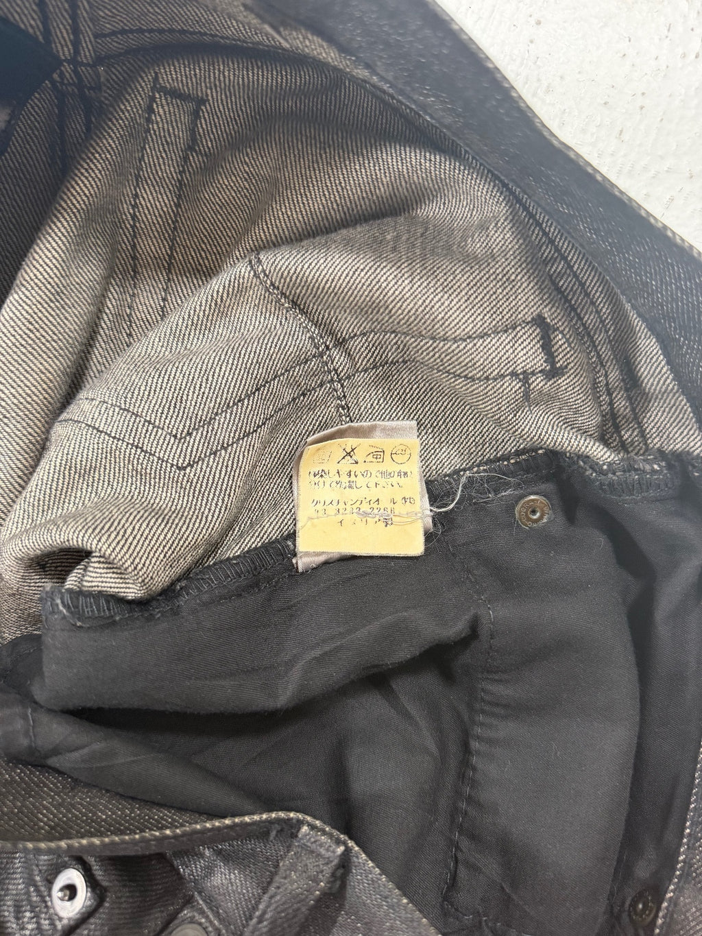 Dior Homme SS04 Strip Denim