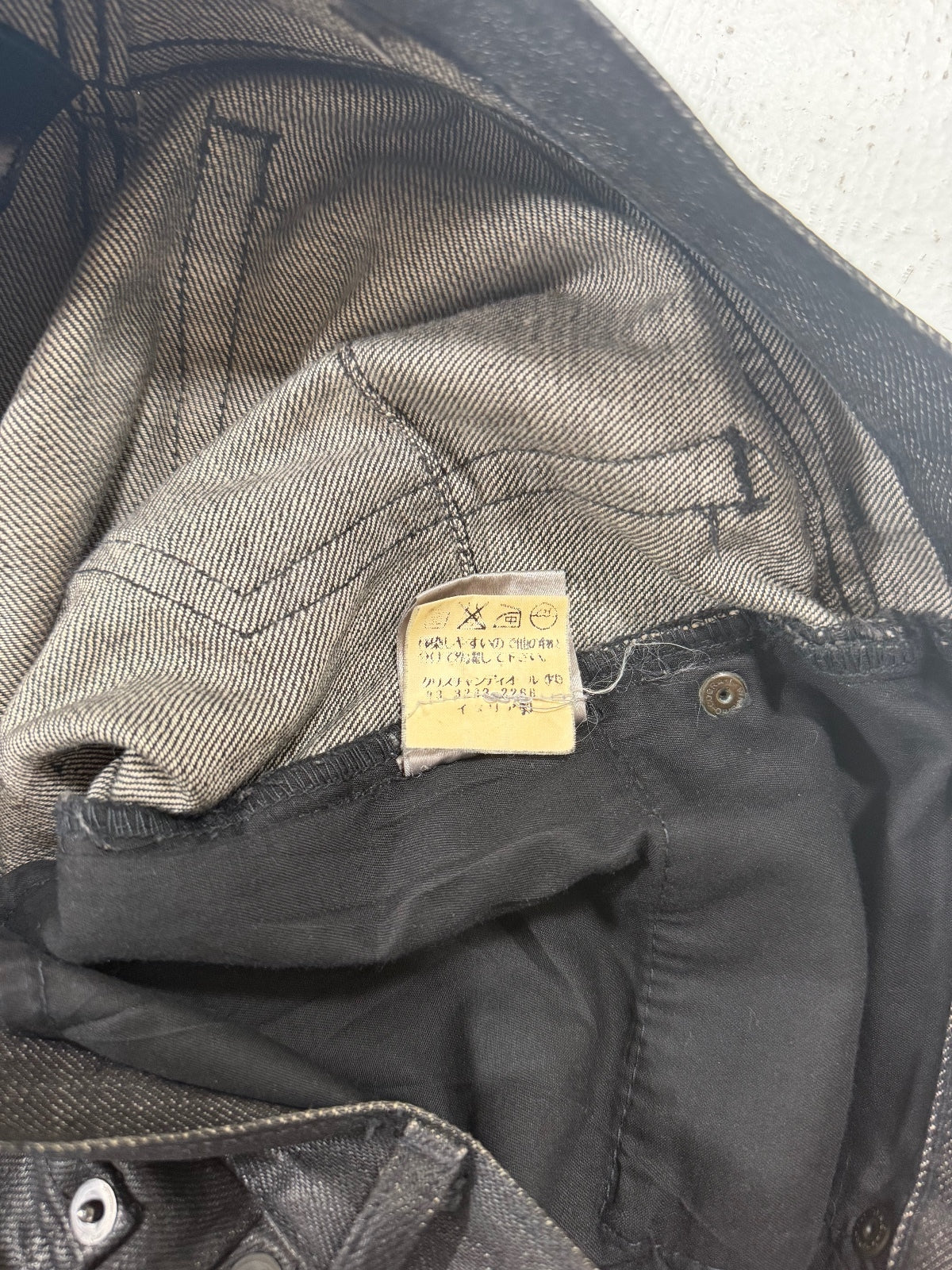 Dior Homme SS04 Strip Denim