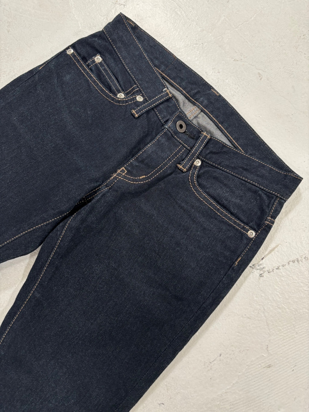 Hysteric Glamour Raw Dark Blue Denim {{ color }} {{ brand }} {{ archive }} {{ season }} {{ year }} {{ hedi slimane }}