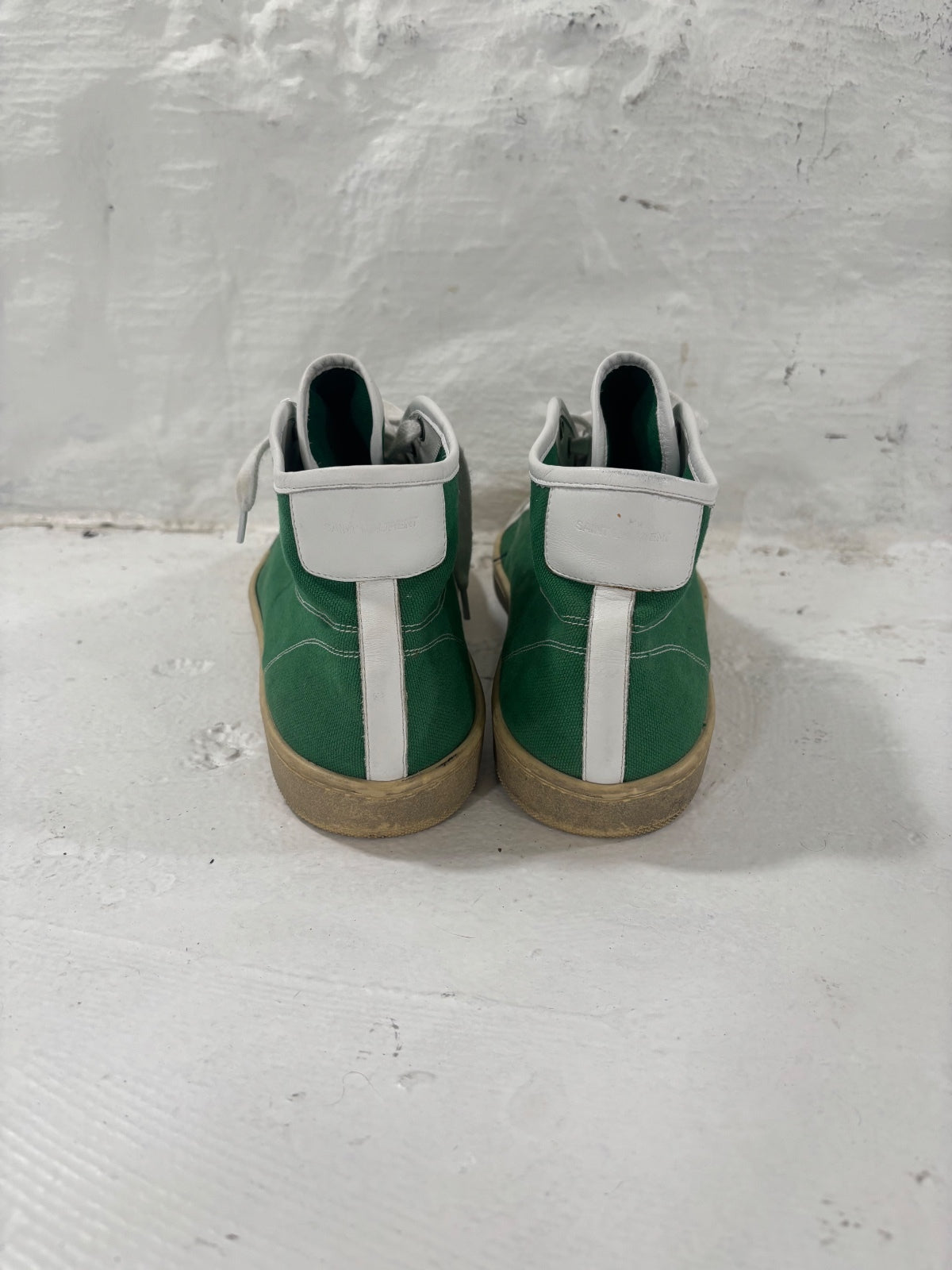 Saint Laurent Paris Green Trainers {{ color }} {{ brand }} {{ archive }} {{ season }} {{ year }} {{ hedi slimane }}