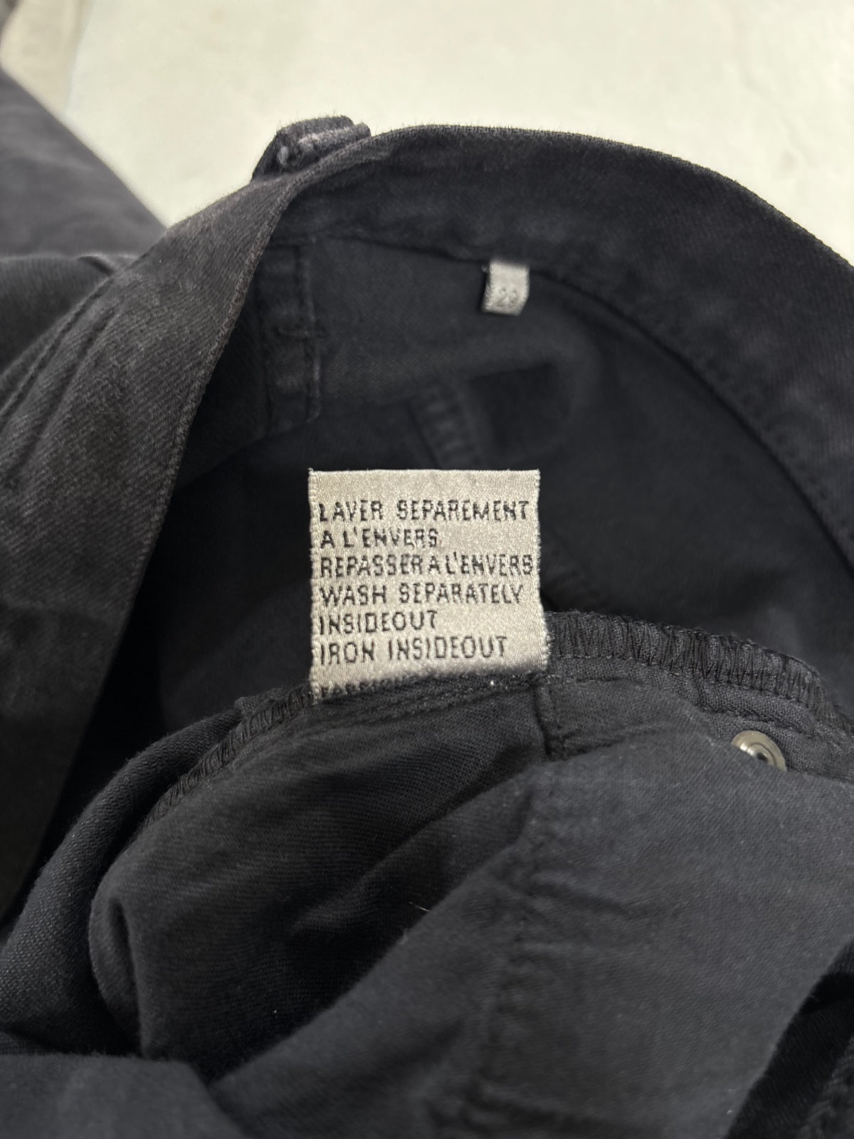 Dior Homme AW07 Black Hedi Denim {{ color }} {{ brand }} {{ archive }} {{ season }} {{ year }} {{ hedi slimane }}