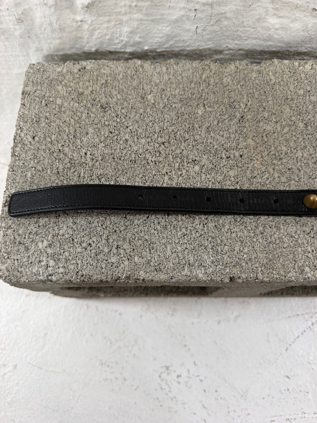Saint Laurent Paris 1-Inch Studded Belt