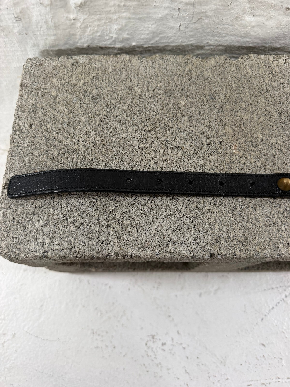 Saint Laurent Paris 1-Inch Studded Belt