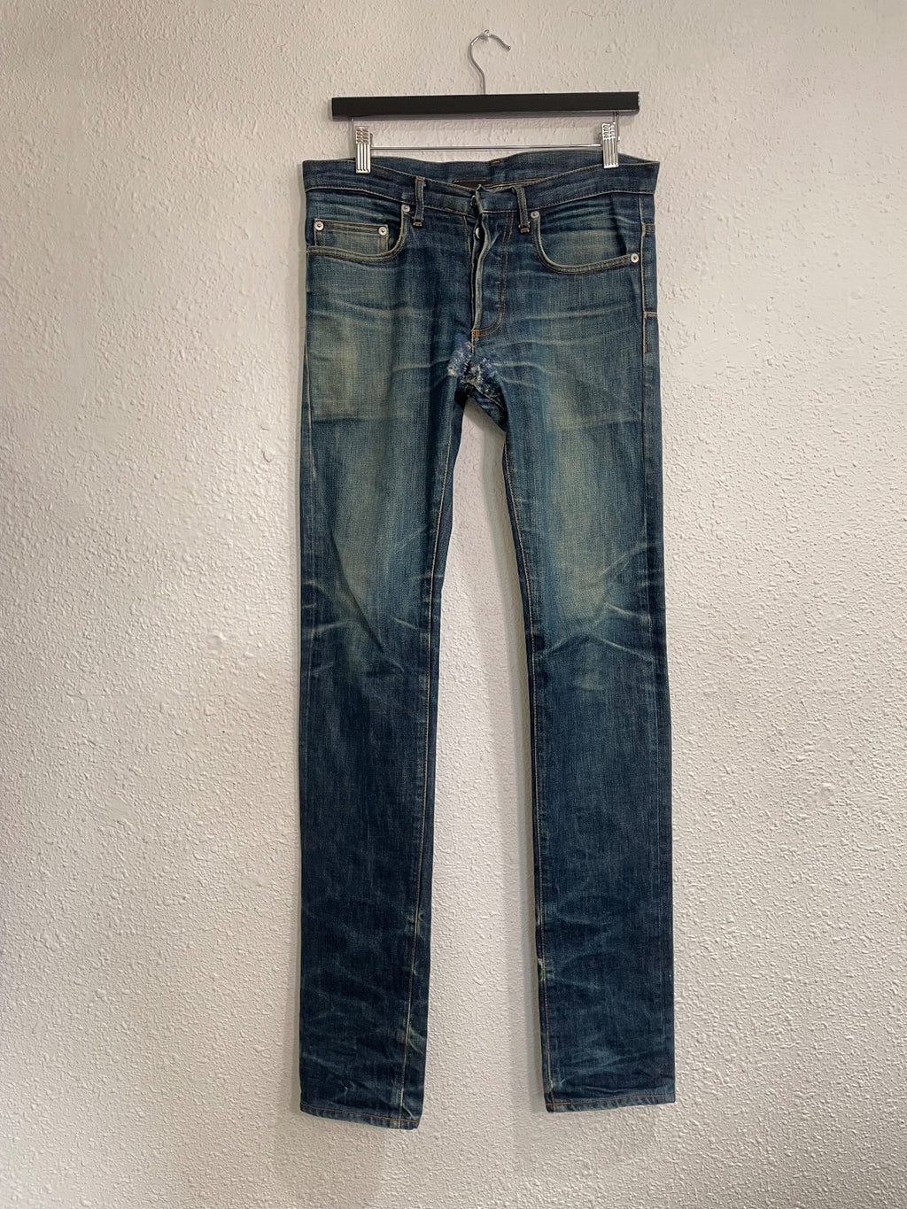 Dior Hedi Raw Blue Denim
