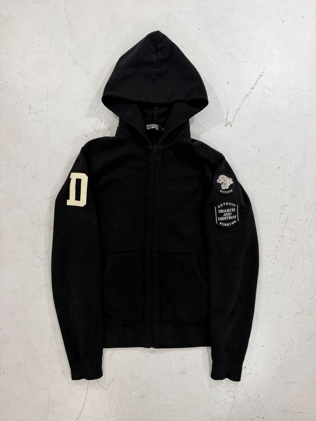 Hysteric Glamour Detroit Zip Up {{ color }} {{ brand }} {{ archive }} {{ season }} {{ year }} {{ hedi slimane }}