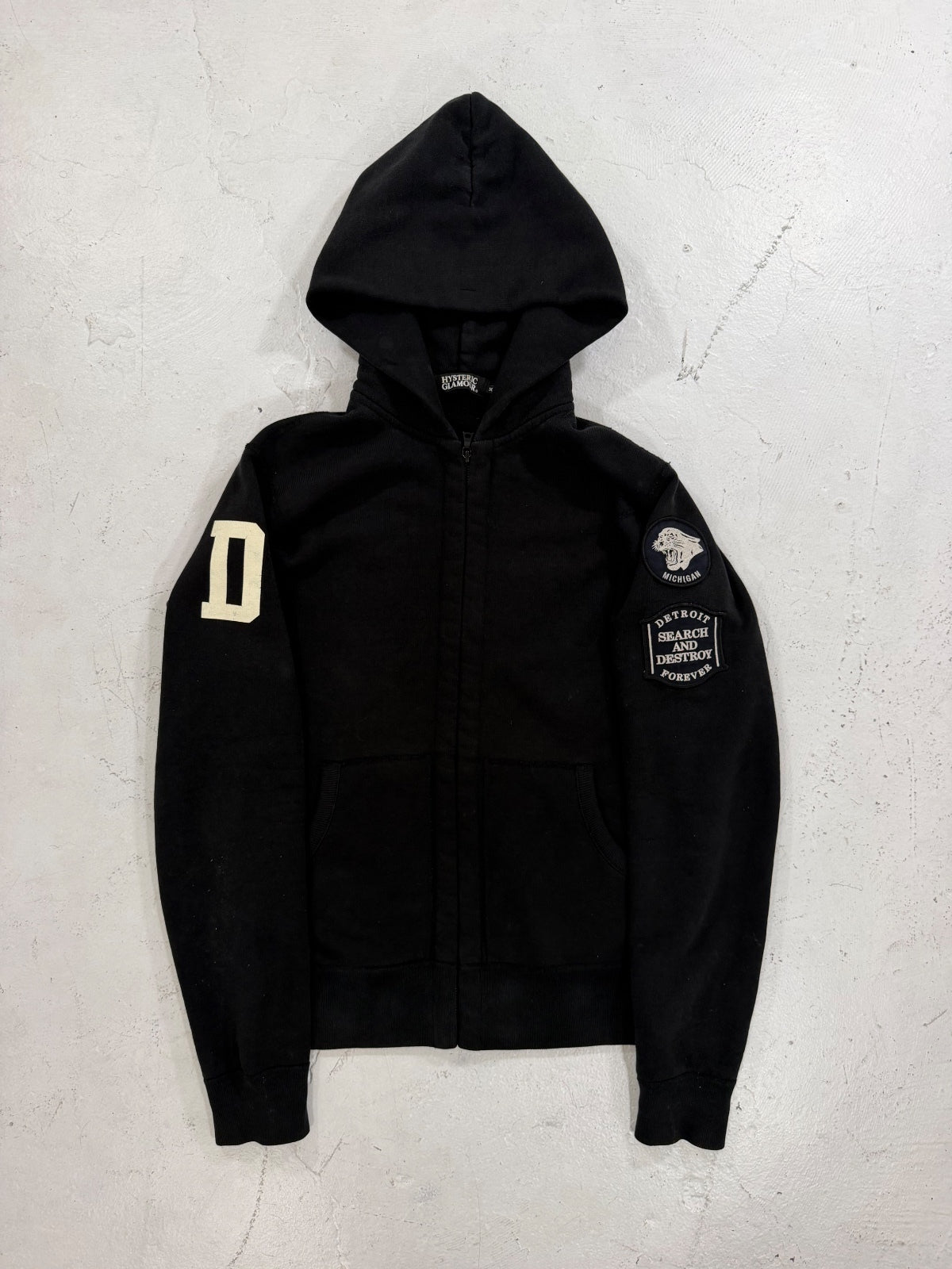 Hysteric Glamour Detroit Zip Up {{ color }} {{ brand }} {{ archive }} {{ season }} {{ year }} {{ hedi slimane }}