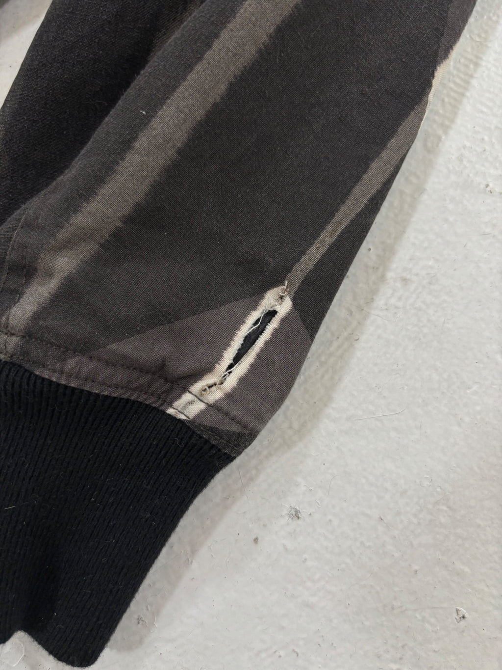 Rick Owens Olmar & Mirta Dark Dust Bleach Flight Jacket {{ color }} {{ brand }} {{ archive }} {{ season }} {{ year }} {{ hedi slimane }}