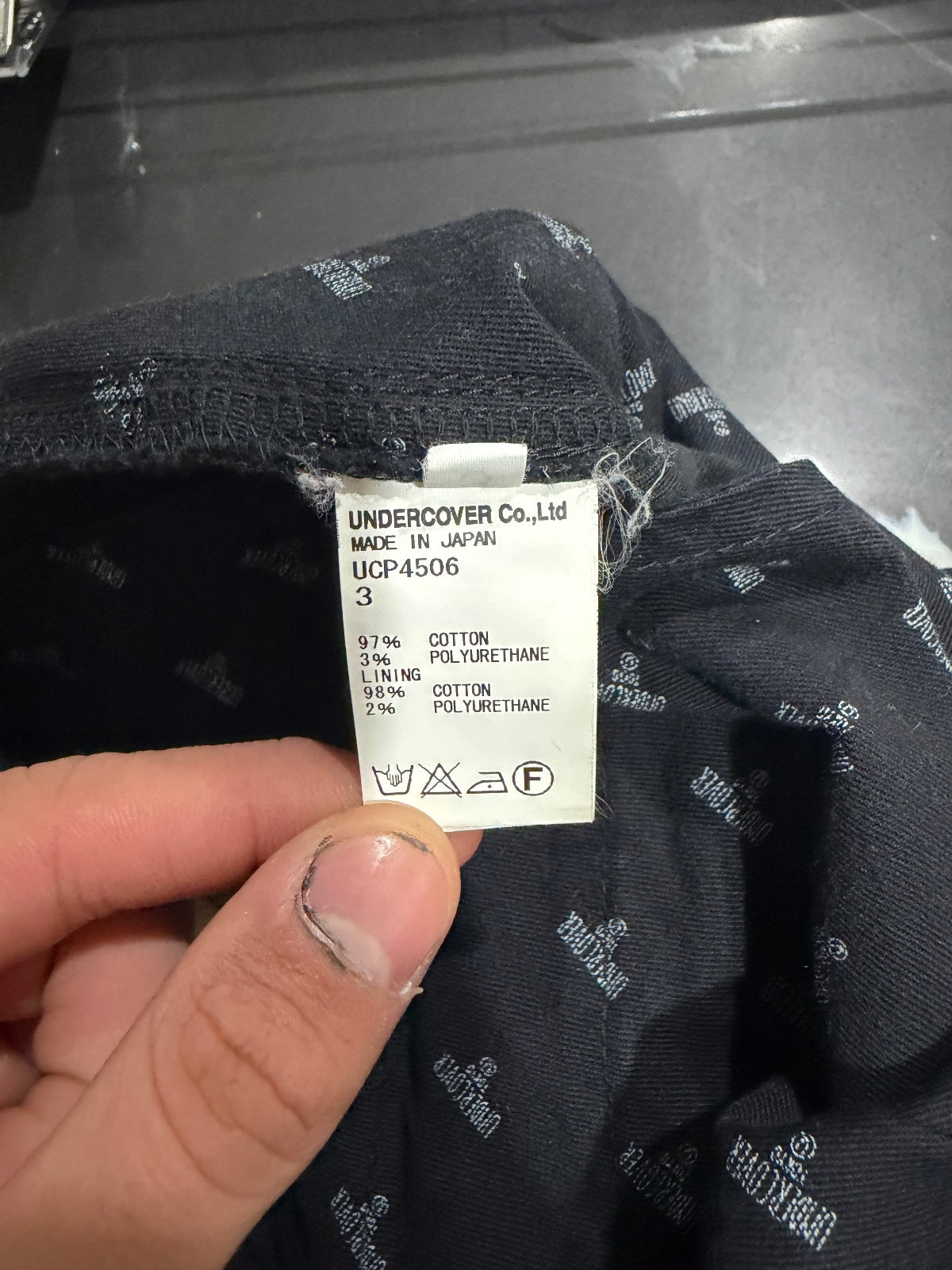Undercover Distressed Denim {{ color }} {{ brand }} {{ archive }} {{ season }} {{ year }} {{ hedi slimane }}