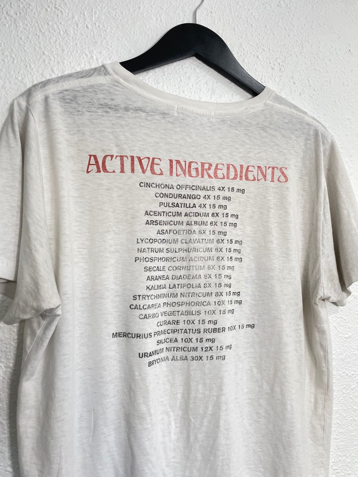 Hysteric Glamour Headache Medicine Tee {{ color }} {{ brand }} {{ archive }} {{ season }} {{ year }} {{ hedi slimane }}