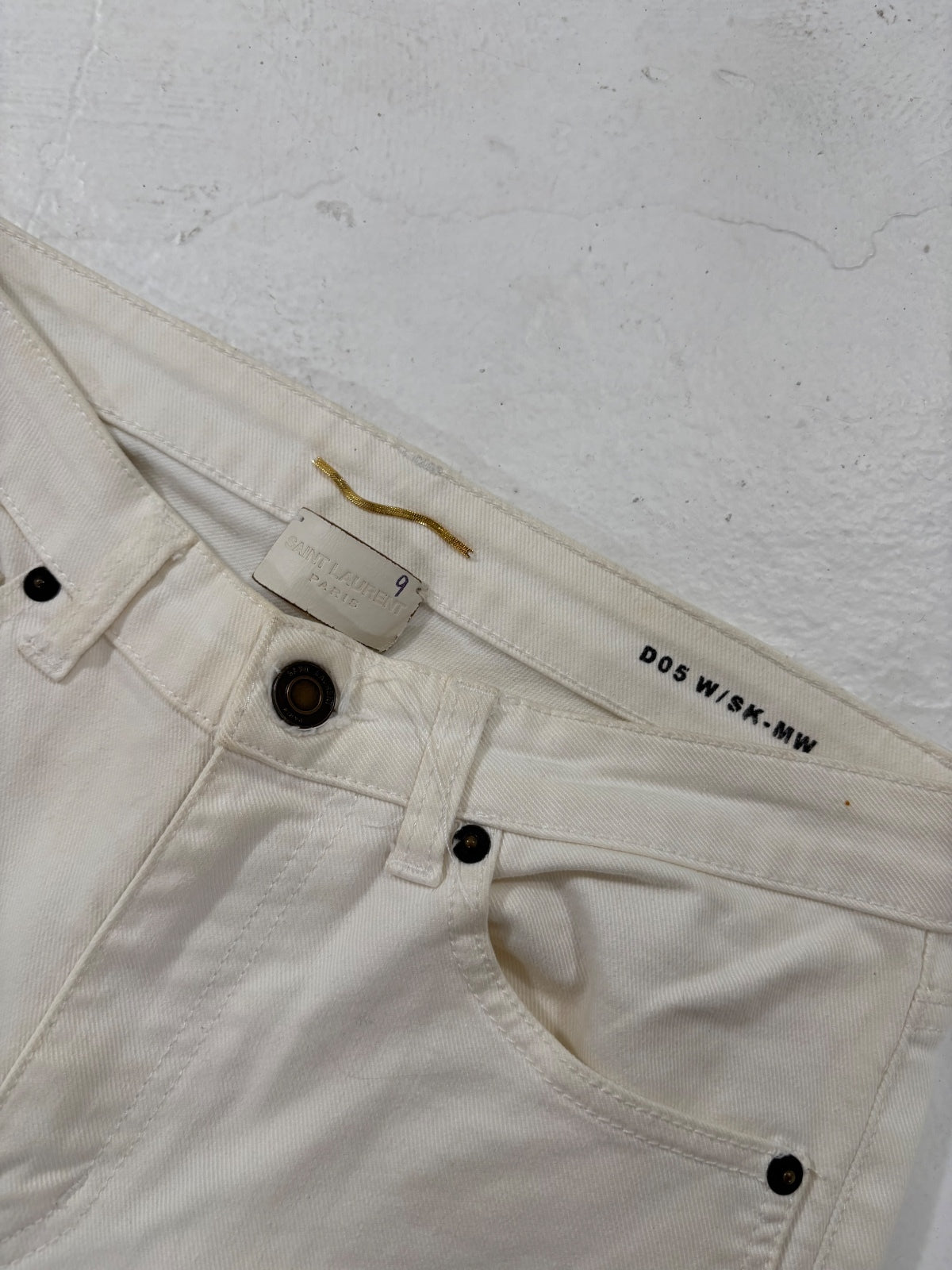 Saint Laurent Paris D05 "Table Cloth" Denim {{ color }} {{ brand }} {{ archive }} {{ season }} {{ year }} {{ hedi slimane }}