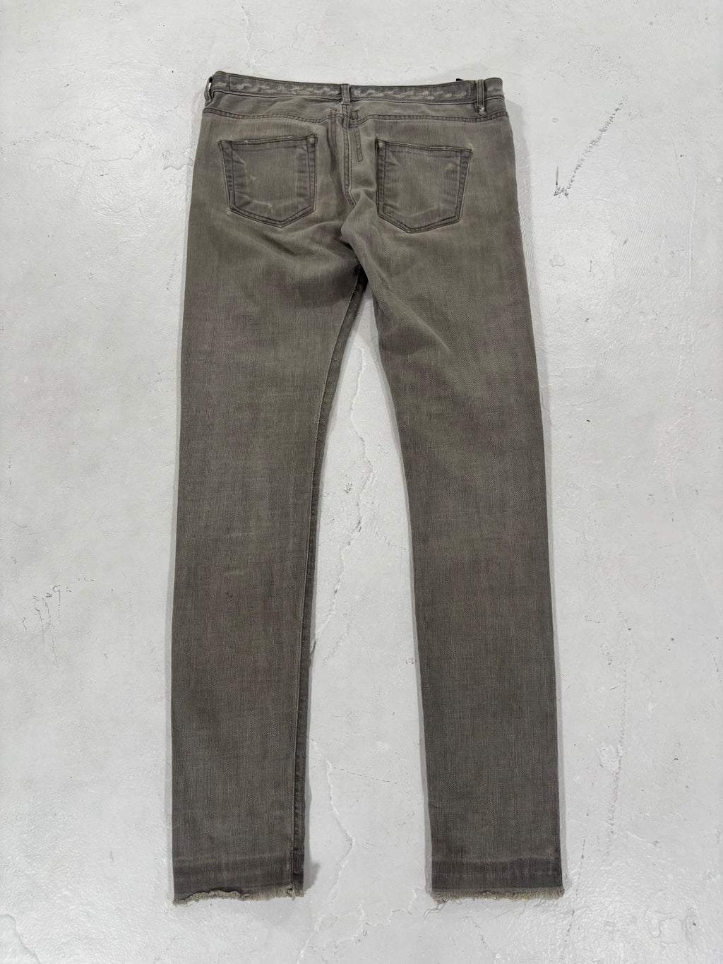 Rick Owens Egg Wash Detroit Cut Denim Jeans {{ color }} {{ brand }} {{ archive }} {{ season }} {{ year }} {{ hedi slimane }}