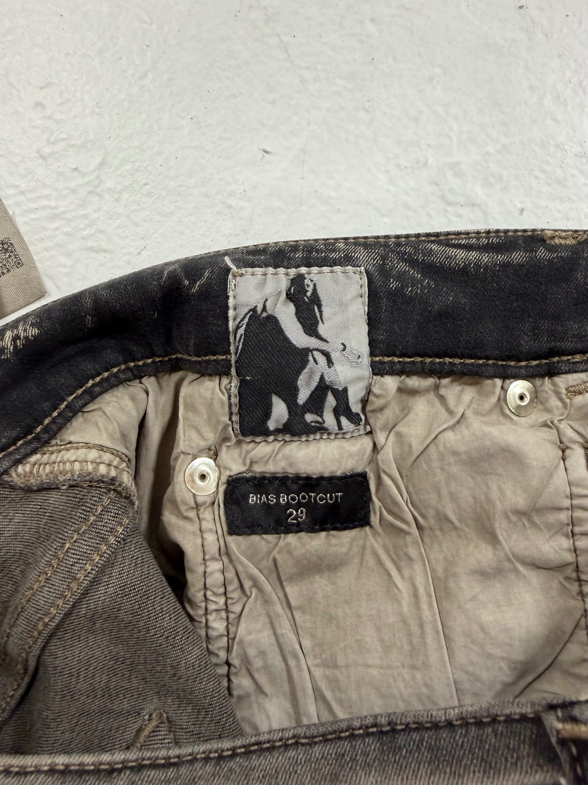 Rick Owens Mineral Pearl Bias Bolan Cuts {{ color }} {{ brand }} {{ archive }} {{ season }} {{ year }} {{ hedi slimane }}