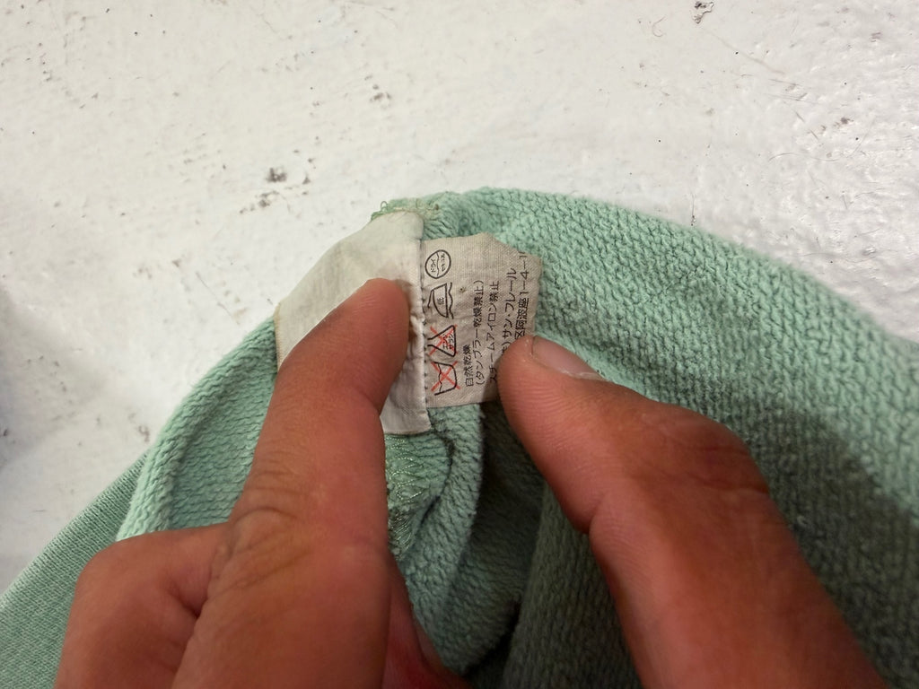 Raf Simons AW02 Mint Virginia Creeper Raglan Sweater