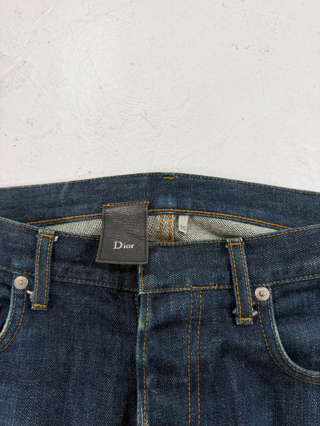 Dior Homme AW10 Washed Raw Denim {{ color }} {{ brand }} {{ archive }} {{ season }} {{ year }} {{ hedi slimane }}