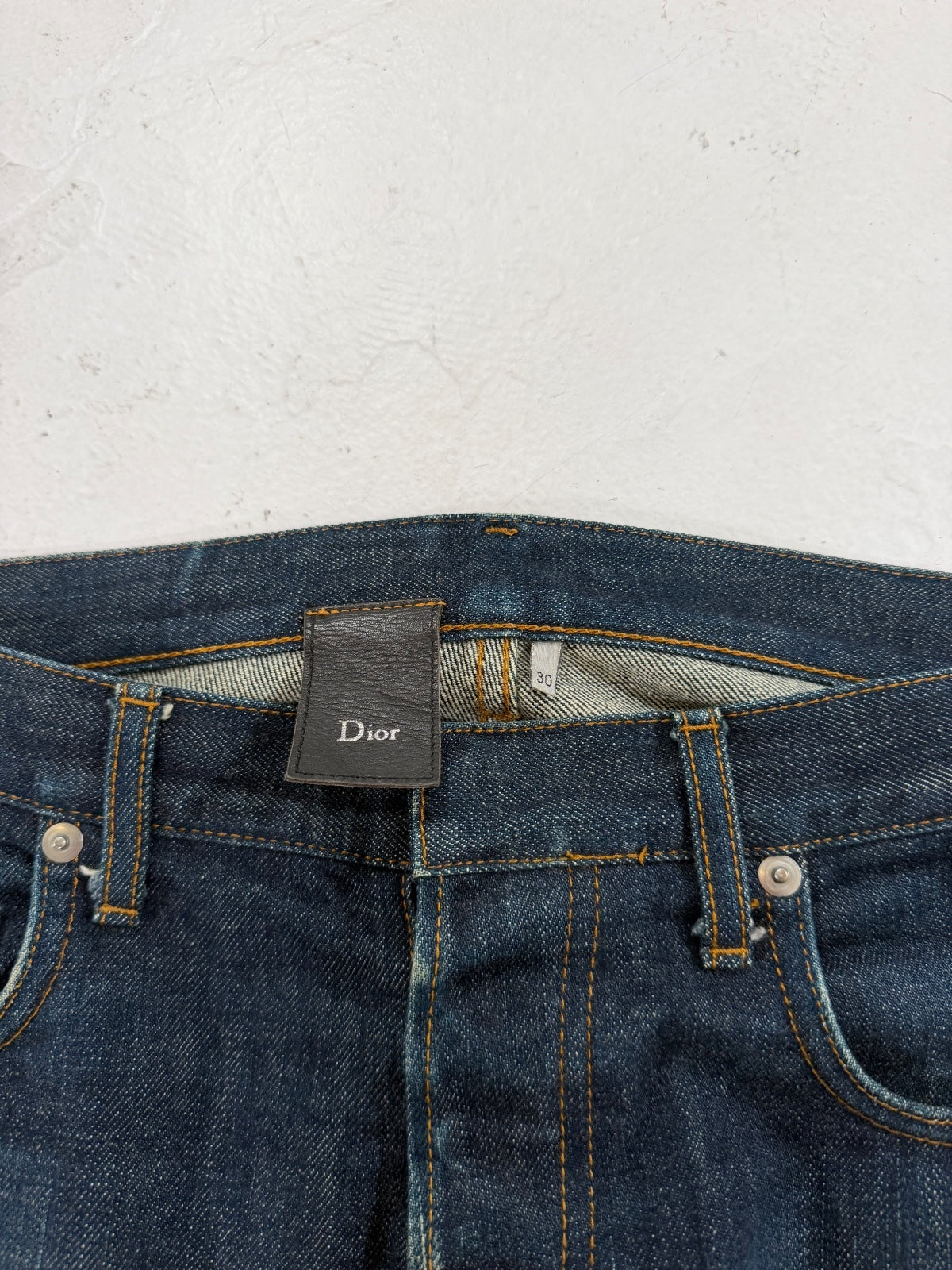 Dior Homme AW10 Washed Raw Denim {{ color }} {{ brand }} {{ archive }} {{ season }} {{ year }} {{ hedi slimane }}