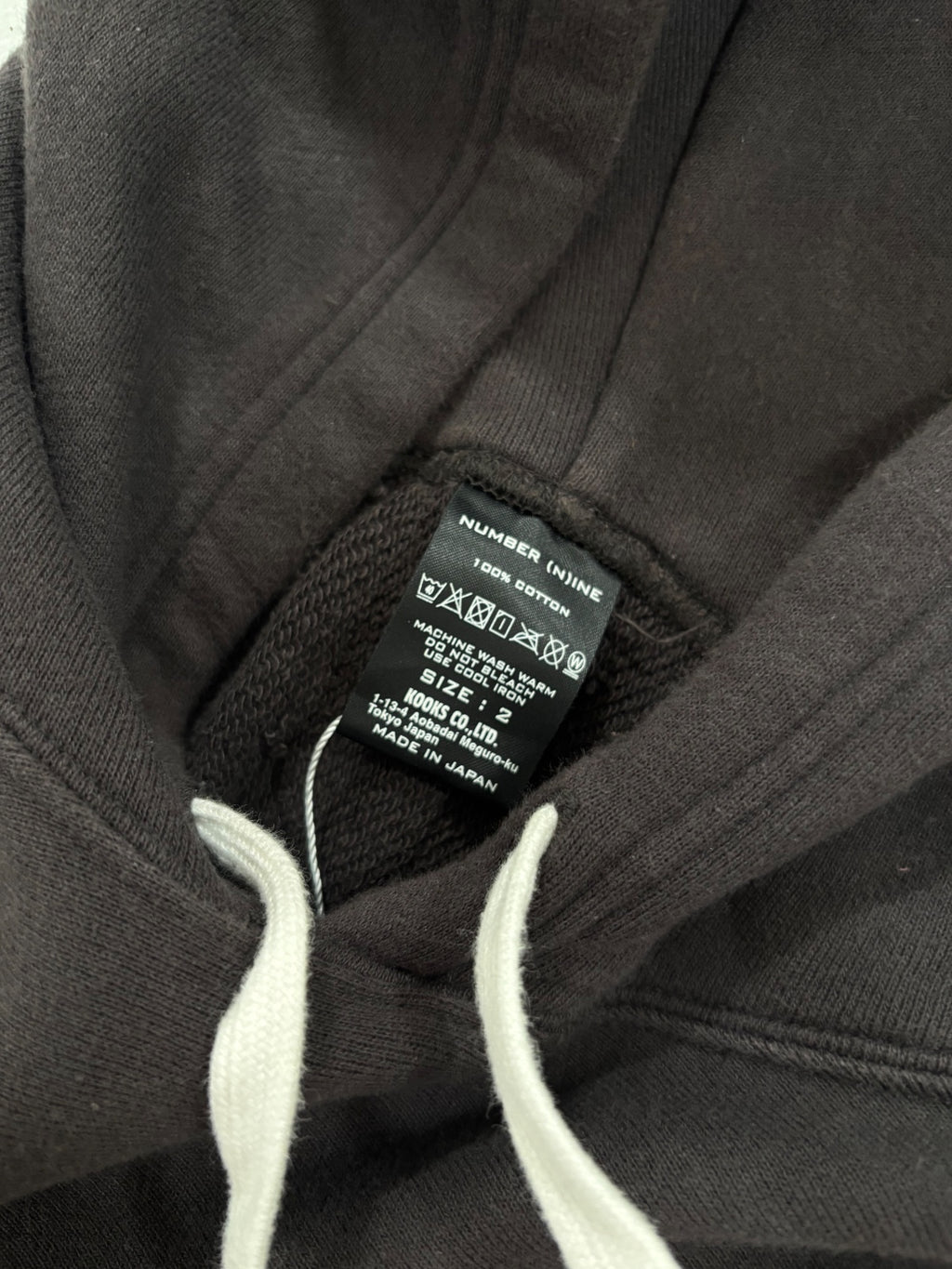 Number (N)ine "numbernine is dead." hoodie {{ color }} {{ brand }} {{ archive }} {{ season }} {{ year }} {{ hedi slimane }}
