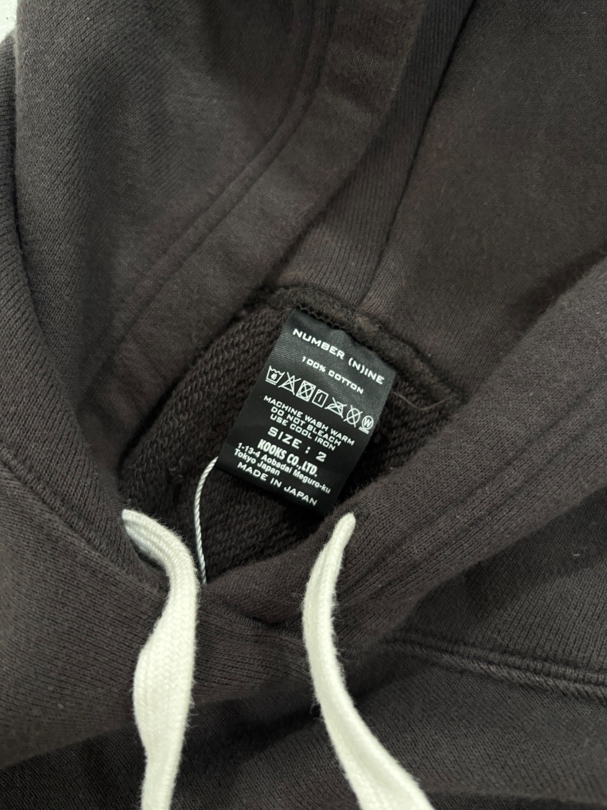 Number (N)ine "numbernine is dead." hoodie {{ color }} {{ brand }} {{ archive }} {{ season }} {{ year }} {{ hedi slimane }}