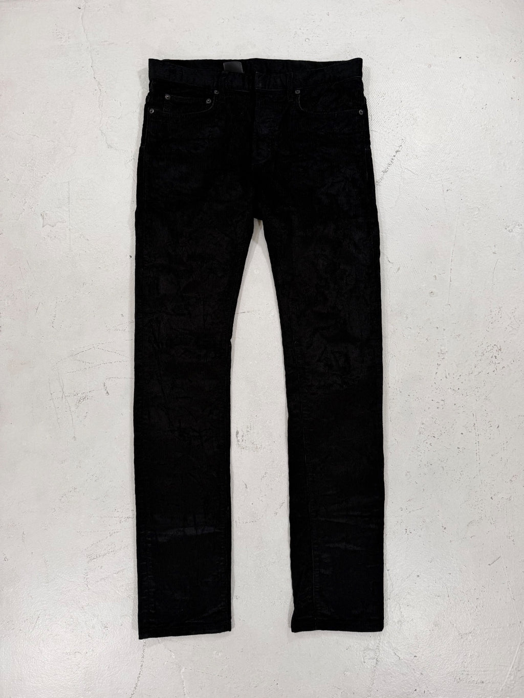 Dior Homme AW07 Waxed Corduroy Jeans {{ color }} {{ brand }} {{ archive }} {{ season }} {{ year }} {{ hedi slimane }}