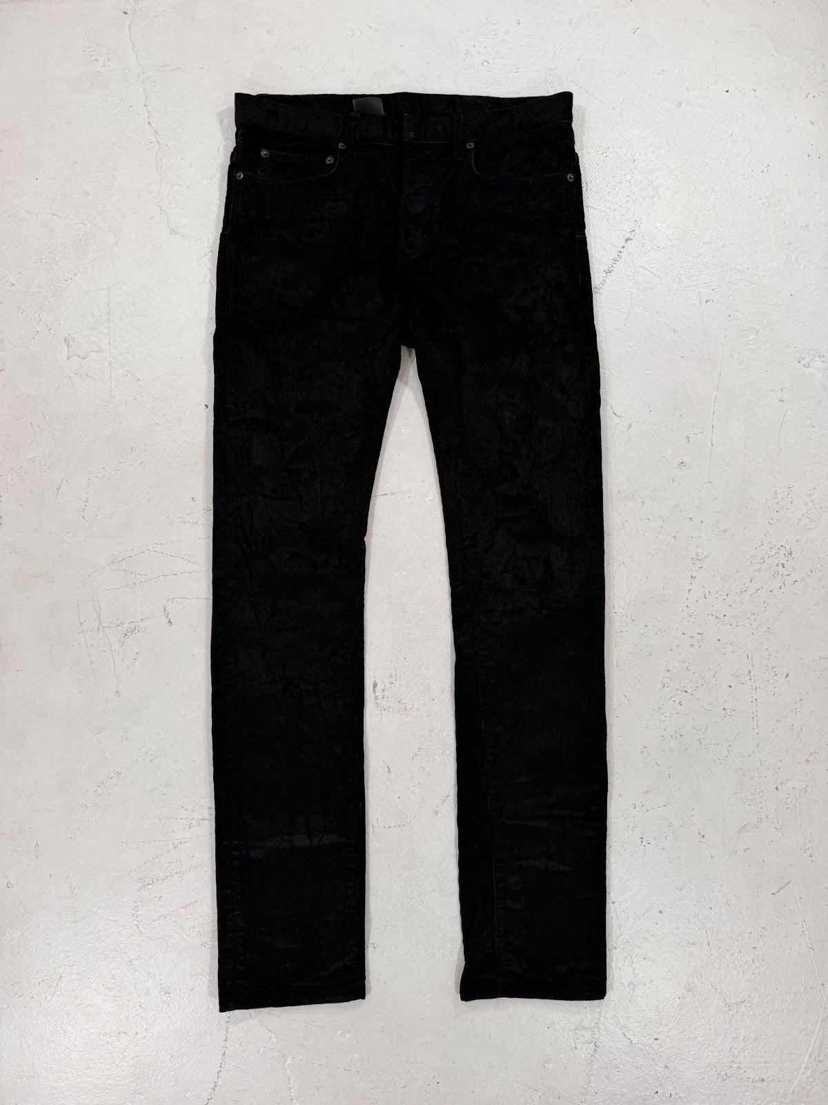 Dior Homme AW07 Waxed Corduroy Jeans {{ color }} {{ brand }} {{ archive }} {{ season }} {{ year }} {{ hedi slimane }}