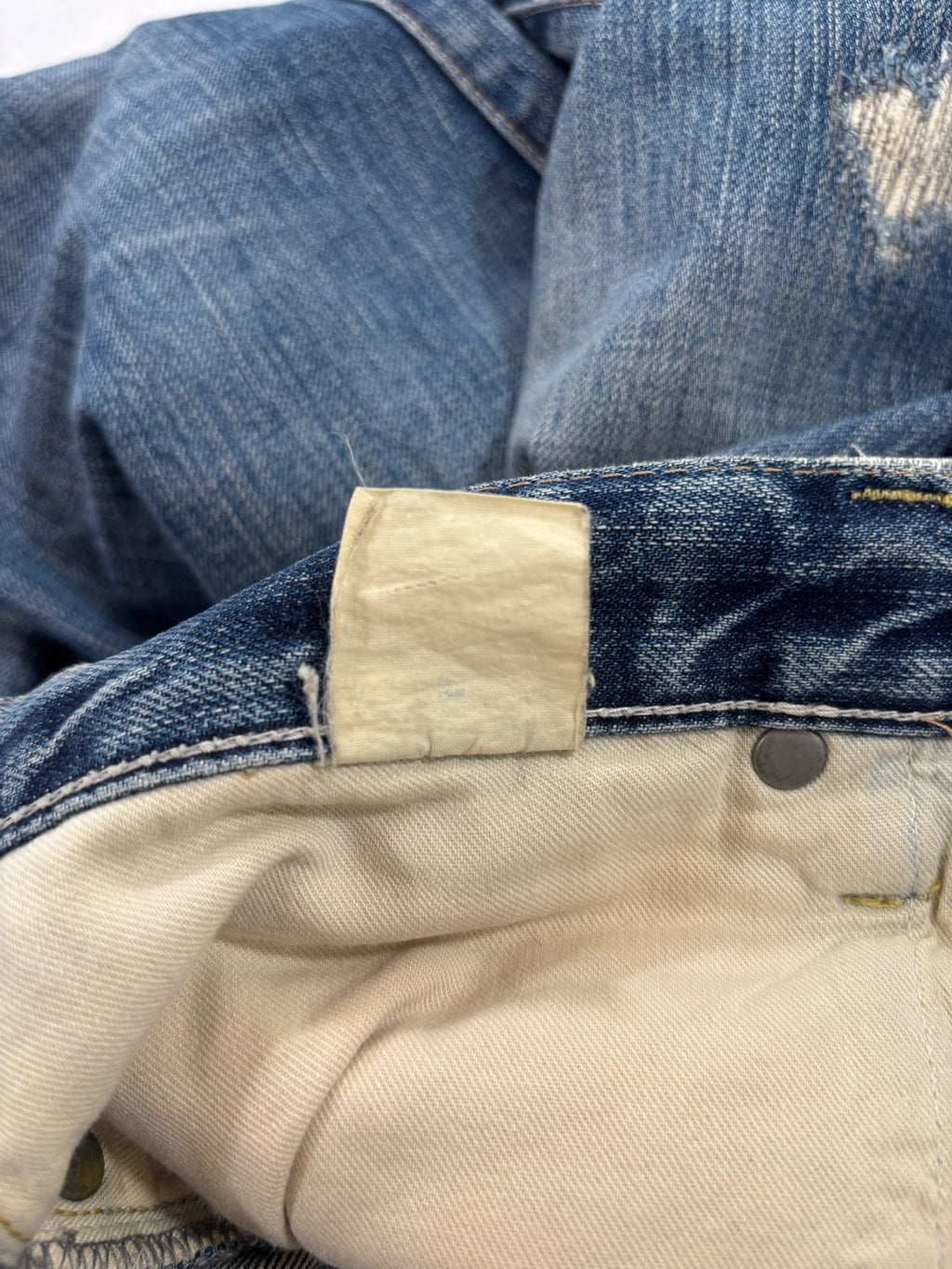 Hysteric Glamour Repaired Studded Denim {{ color }} {{ brand }} {{ archive }} {{ season }} {{ year }} {{ hedi slimane }}
