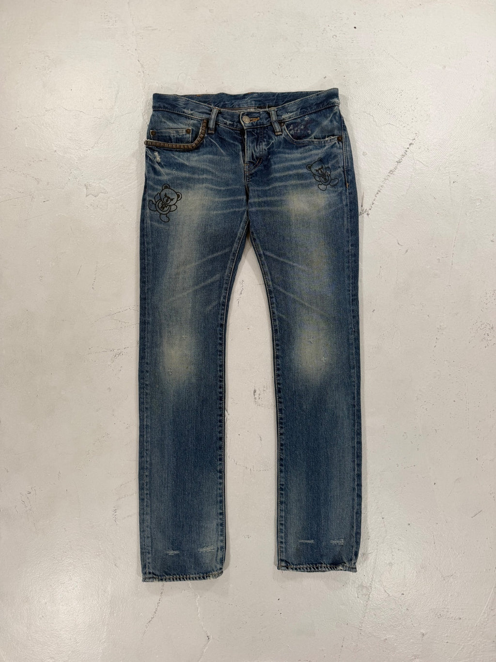 Hysteric Glamour Bear Motif Denim