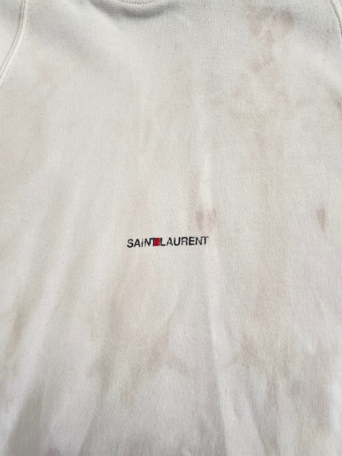 Saint Laurent Paris Pink Dye-Die Logo Hoodie
