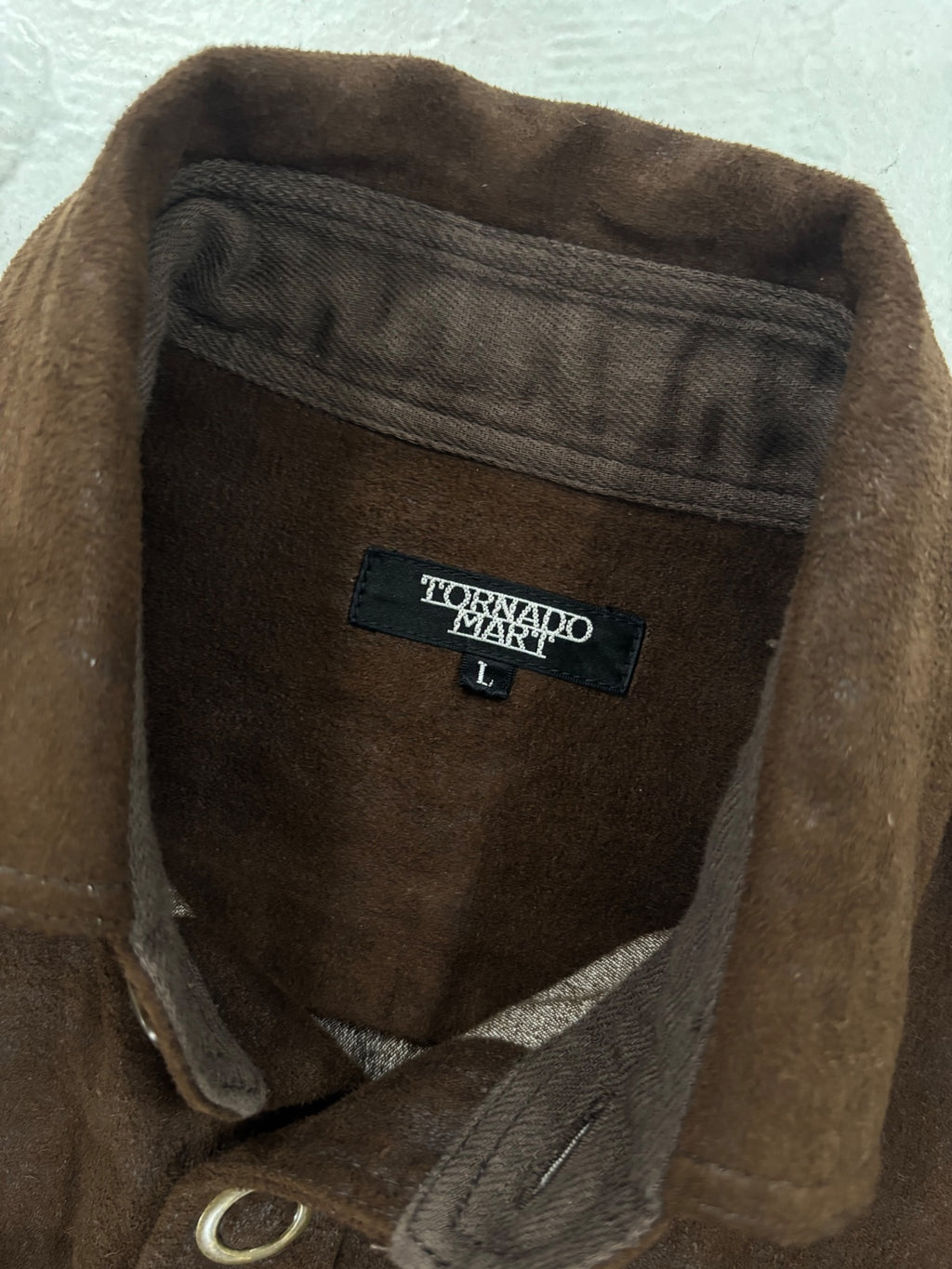 Tornado Mart Suede Button Up {{ color }} {{ brand }} {{ archive }} {{ season }} {{ year }} {{ hedi slimane }}