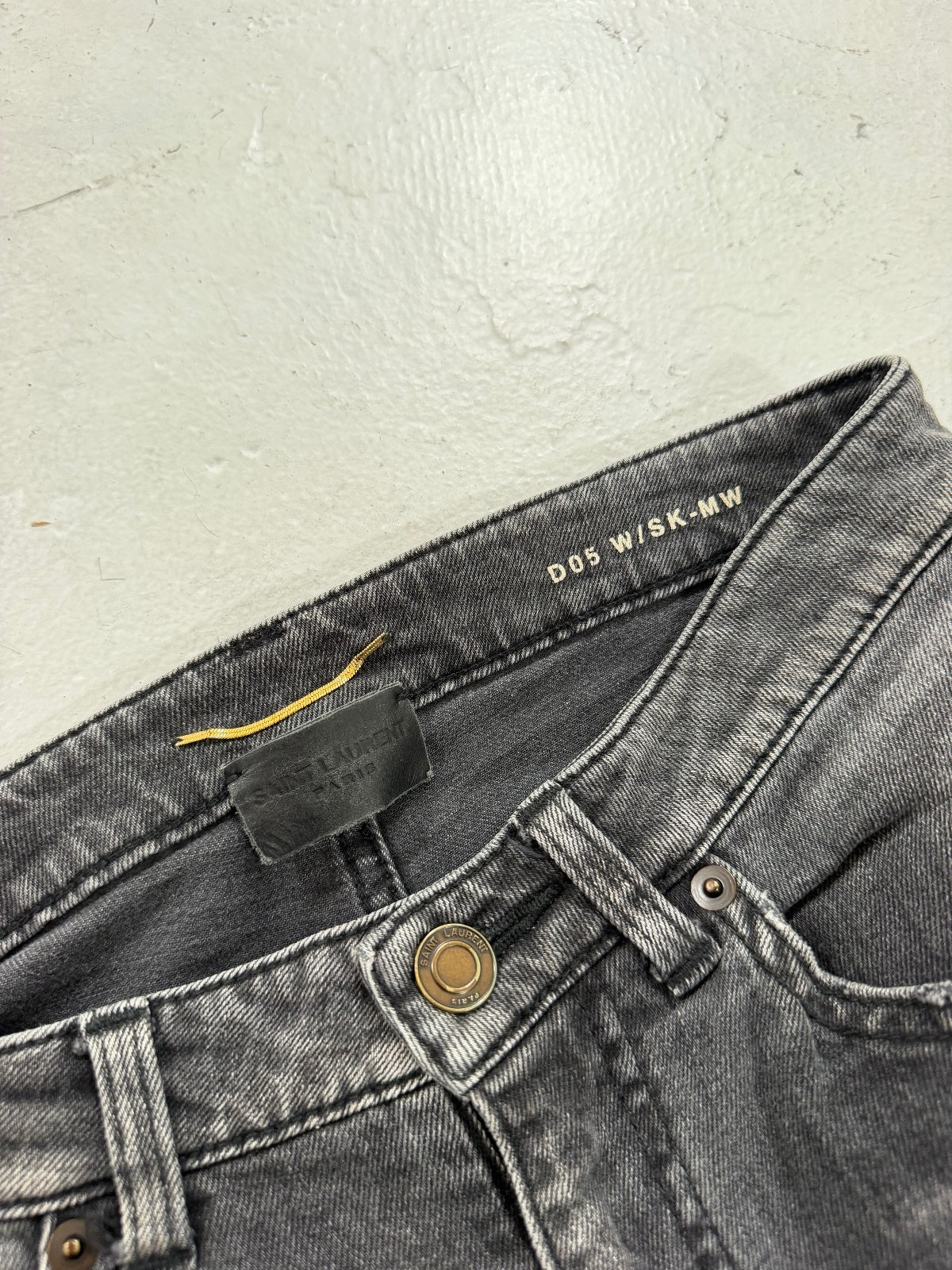 Saint Laurent Paris D05 Grey Denim