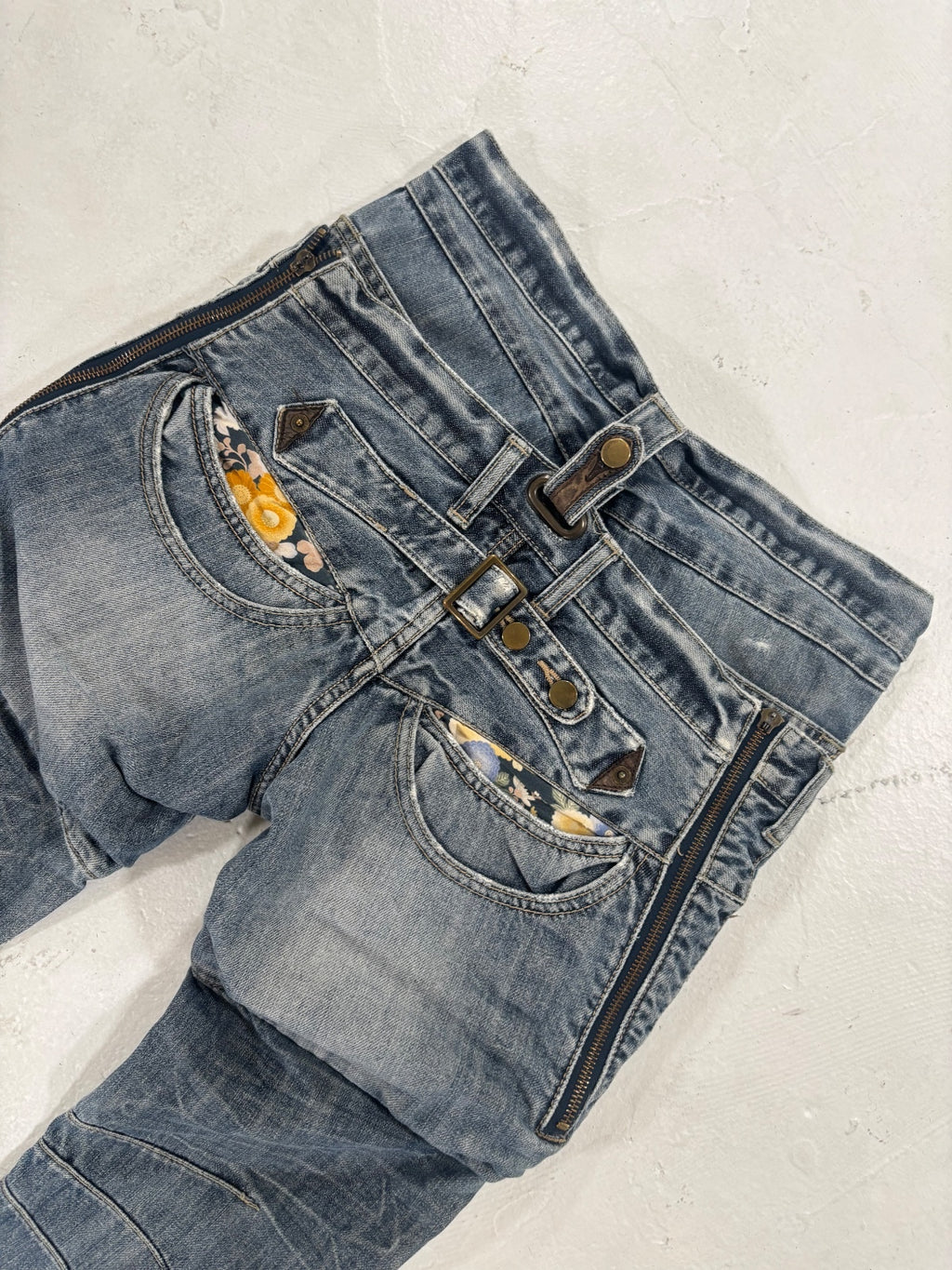 PPFM Double Waisted Denim {{ color }} {{ brand }} {{ archive }} {{ season }} {{ year }} {{ hedi slimane }}