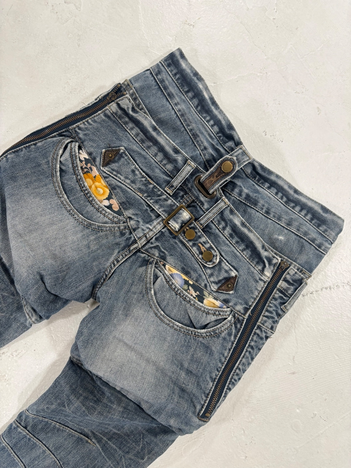 PPFM Double Waisted Denim {{ color }} {{ brand }} {{ archive }} {{ season }} {{ year }} {{ hedi slimane }}