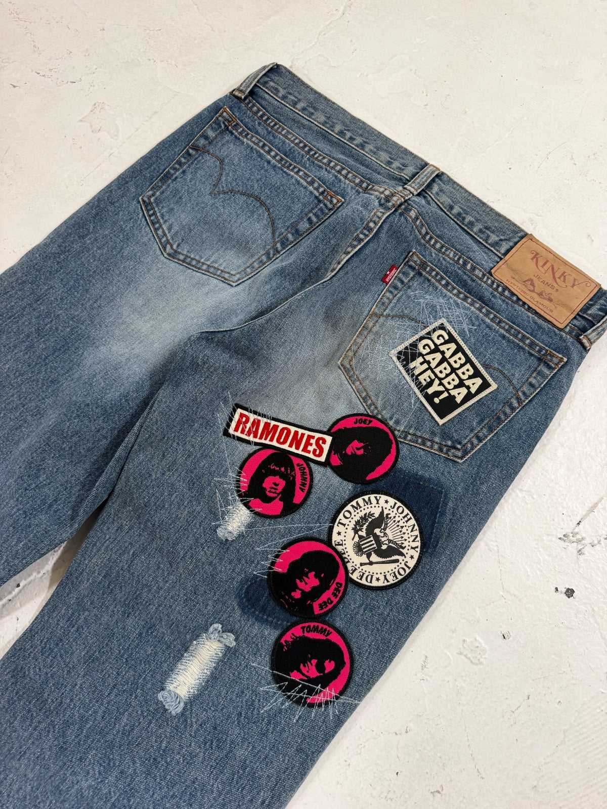 Hysteric Glamour Ramones Patch Denim {{ color }} {{ brand }} {{ archive }} {{ season }} {{ year }} {{ hedi slimane }}