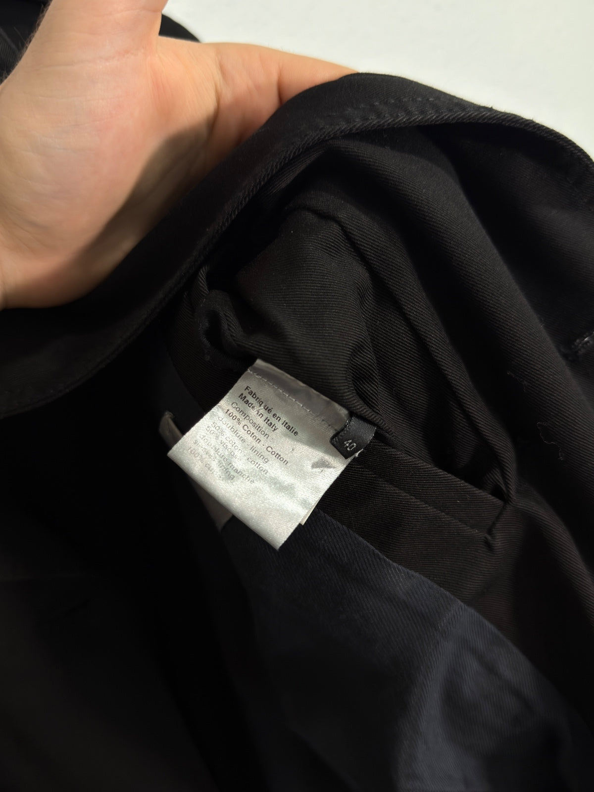 Dior Homme Aw05 Batwing trenchcoat {{ color }} {{ brand }} {{ archive }} {{ season }} {{ year }} {{ hedi slimane }}