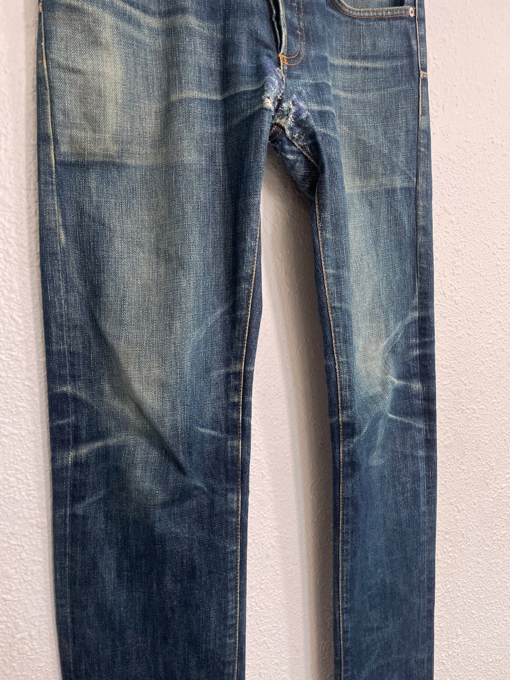 Dior Hedi Raw Blue Denim