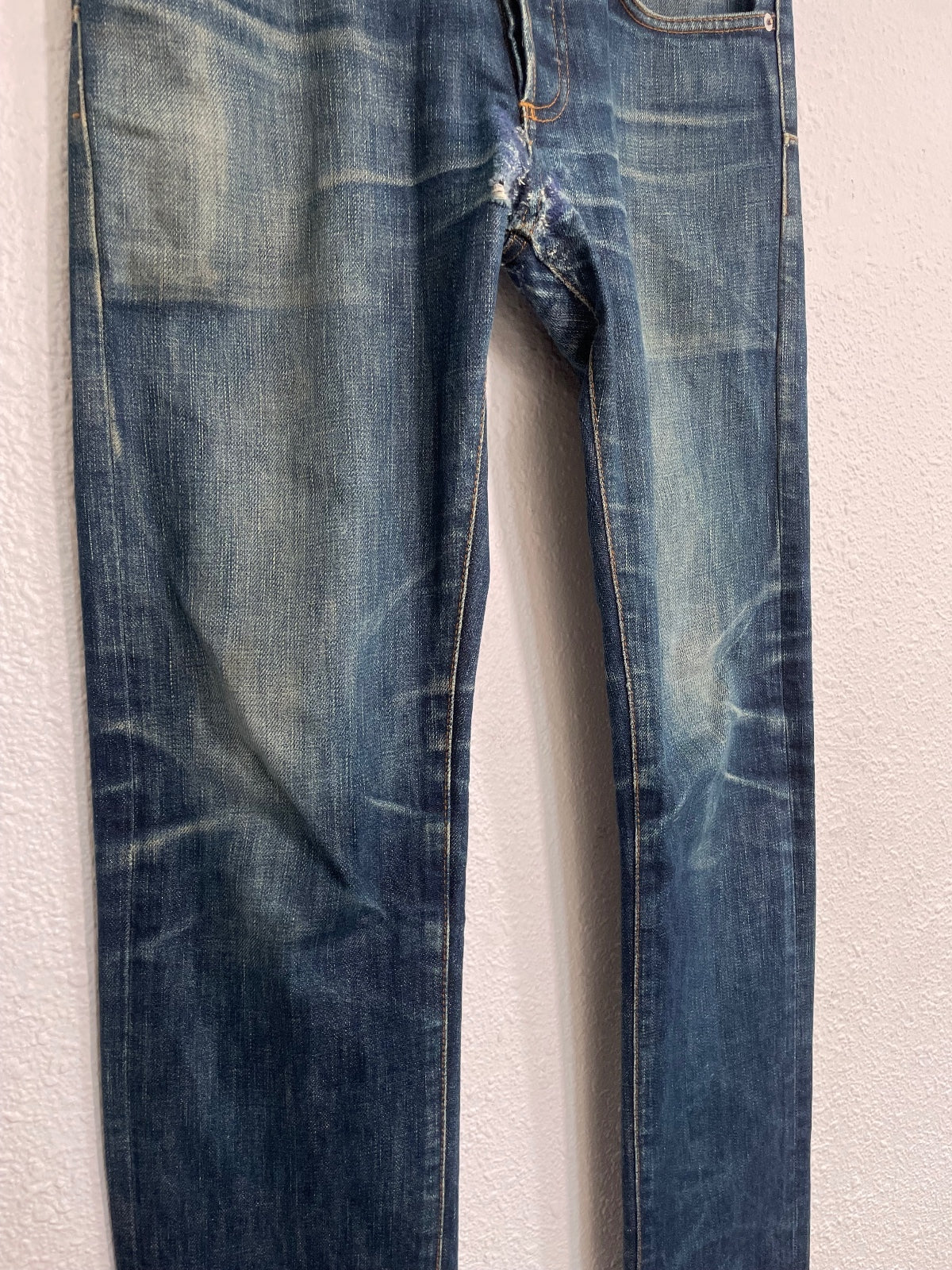 Dior Hedi Raw Blue Denim