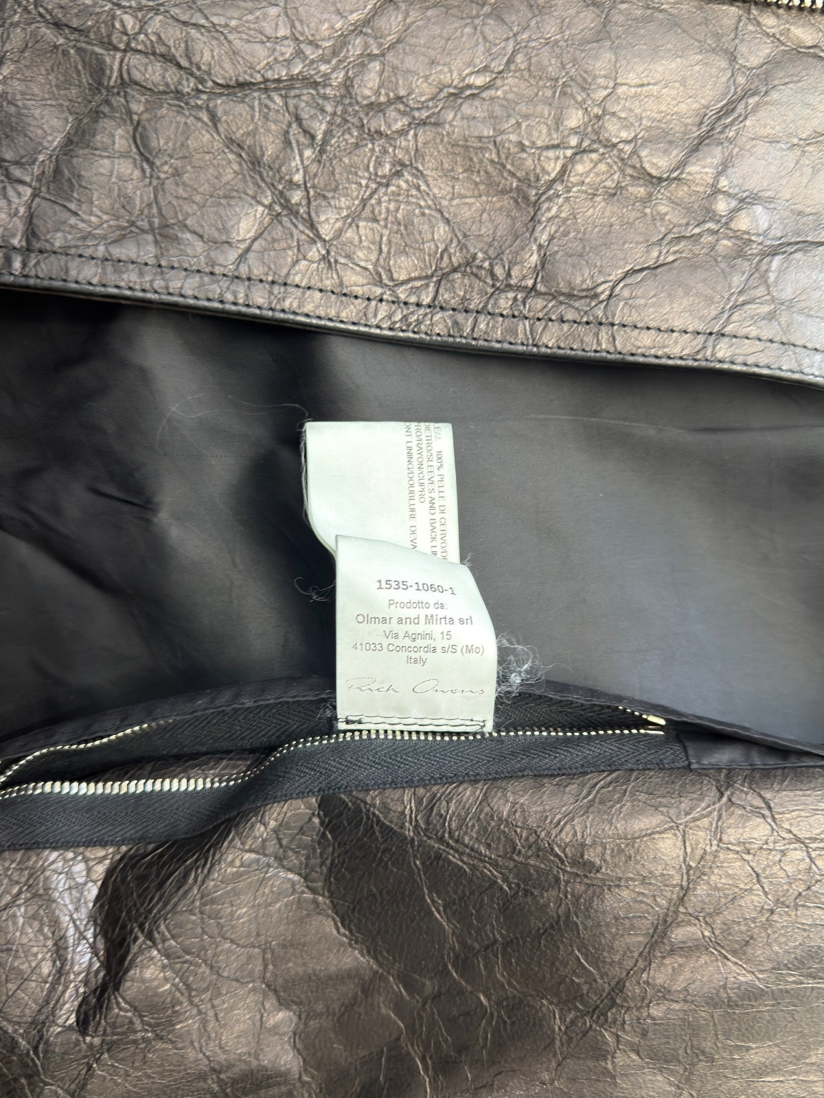 Rick Owen ss14 “you hit me with a flower” deerskin jacket