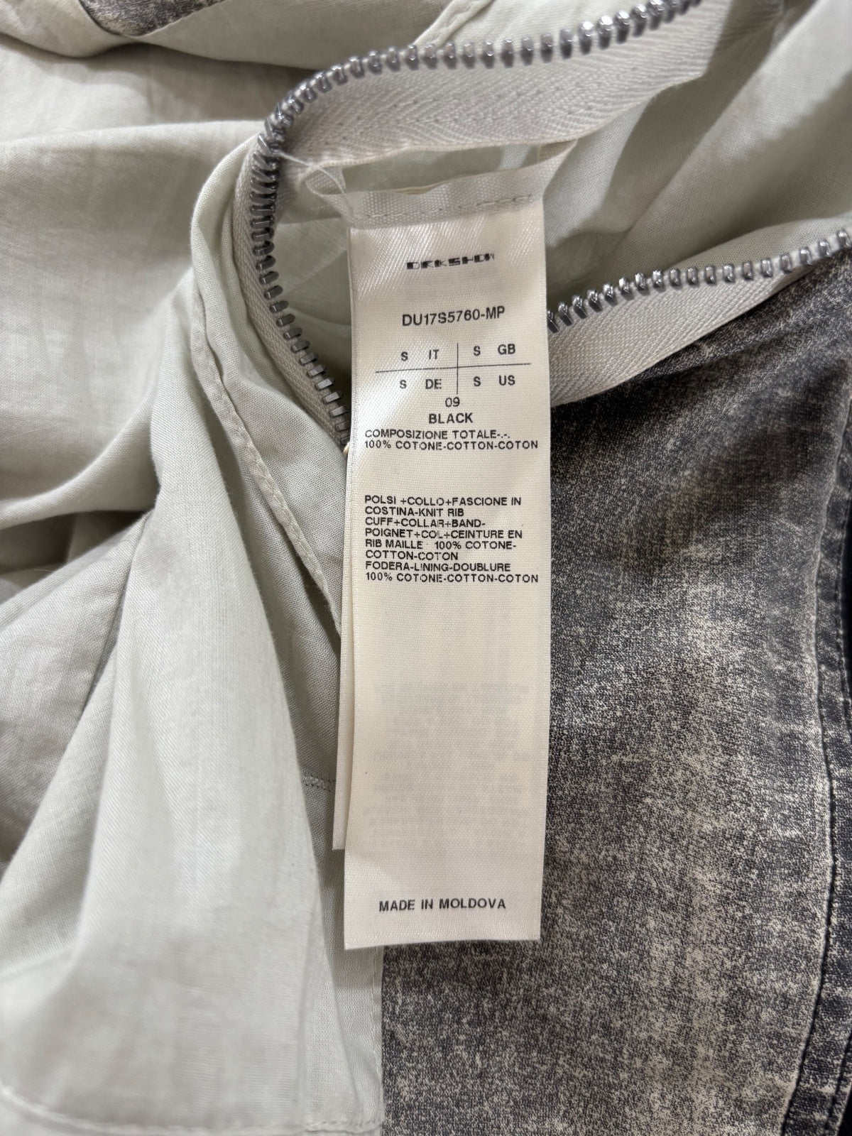Rick Owens Black Washed Flight Jacket {{ color }} {{ brand }} {{ archive }} {{ season }} {{ year }} {{ hedi slimane }}