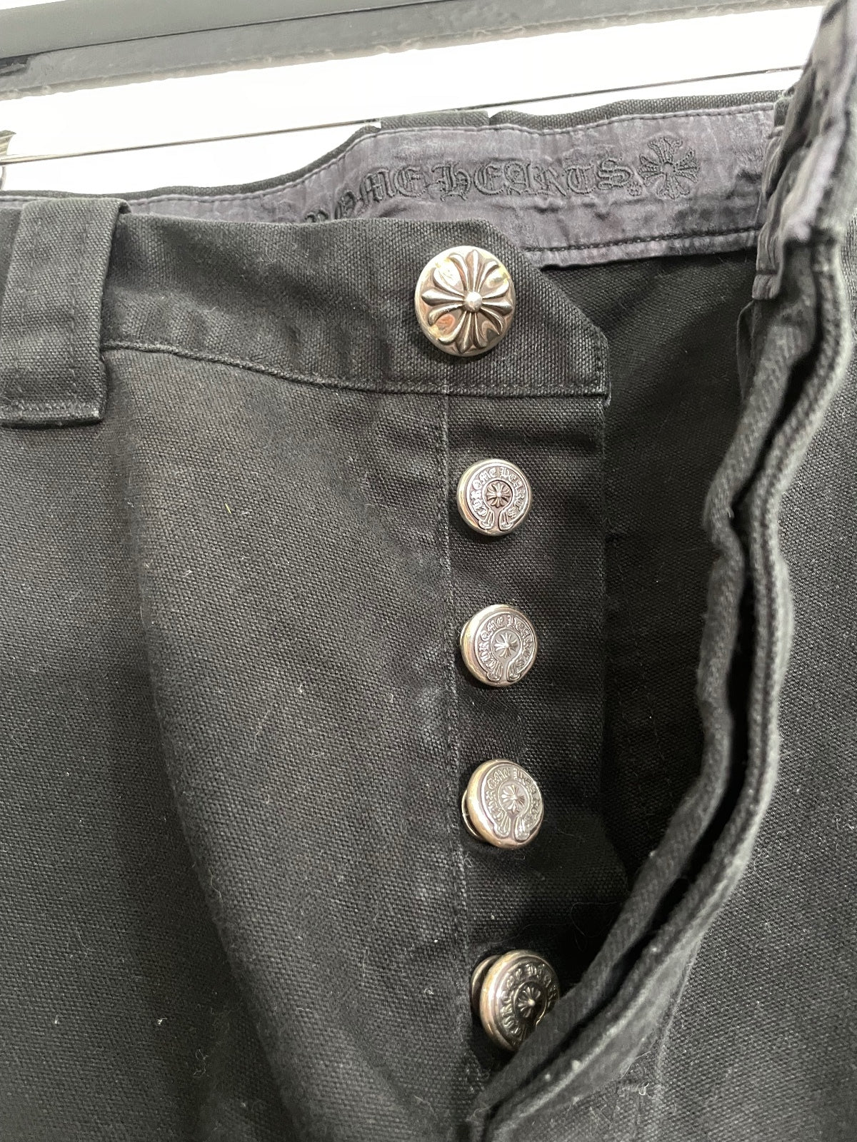 Chrome Hearts Double Knee Denim {{ color }} {{ brand }} {{ archive }} {{ season }} {{ year }} {{ hedi slimane }}