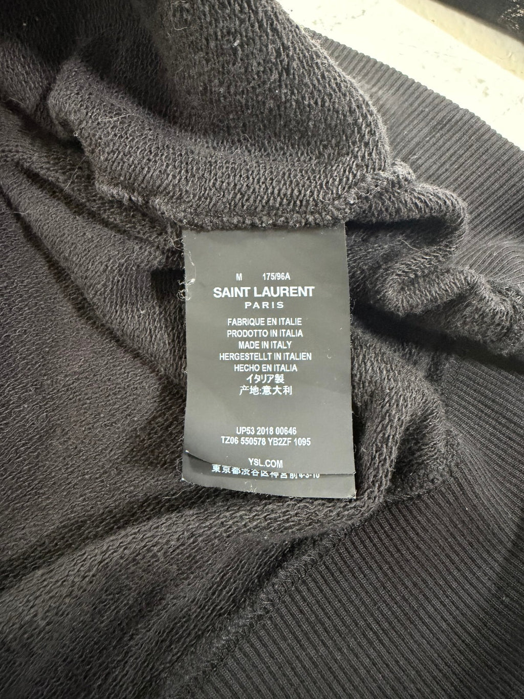 Saint Laurent Paris Paisley Hoodie