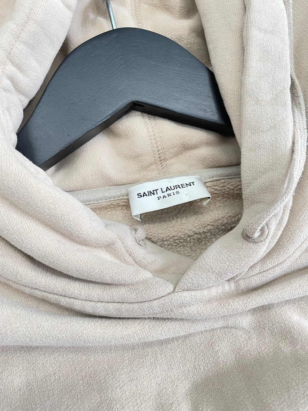 Saint Laurent Paris Paint Logo Hoodie {{ color }} {{ brand }} {{ archive }} {{ season }} {{ year }} {{ hedi slimane }}
