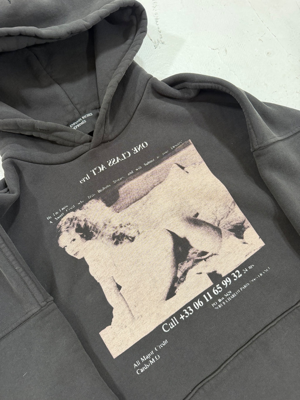 Enfants Riches Deprimes 1/50 One Class Act Exclusive Hoodie {{ color }} {{ brand }} {{ archive }} {{ season }} {{ year }} {{ hedi slimane }}