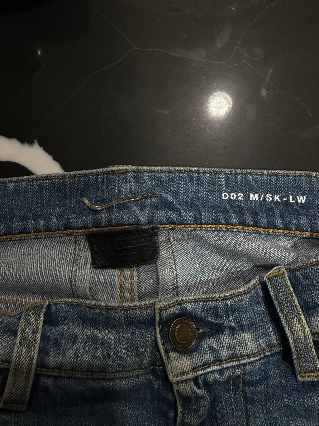 Saint Laurent Paris Distressed Biker Denim {{ color }} {{ brand }} {{ archive }} {{ season }} {{ year }} {{ hedi slimane }}