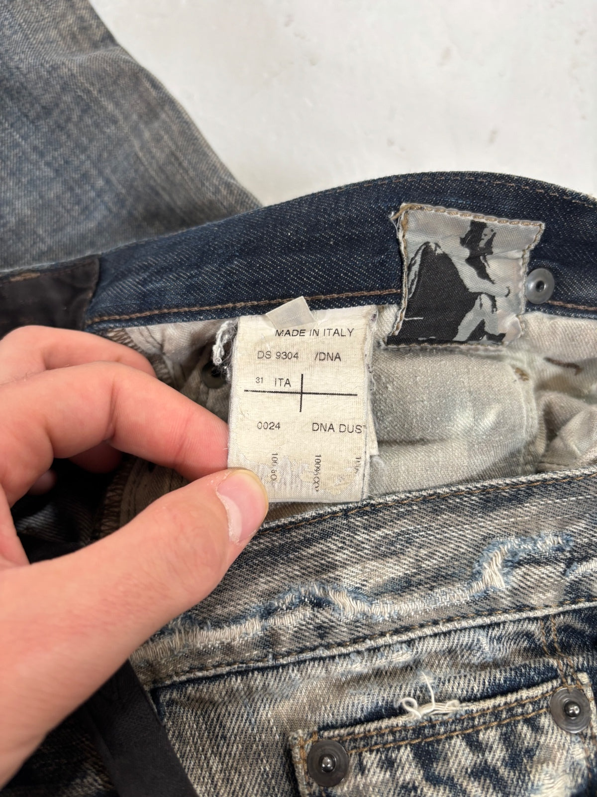 Rick Owens DNA Dust Denim {{ color }} {{ brand }} {{ archive }} {{ season }} {{ year }} {{ hedi slimane }}