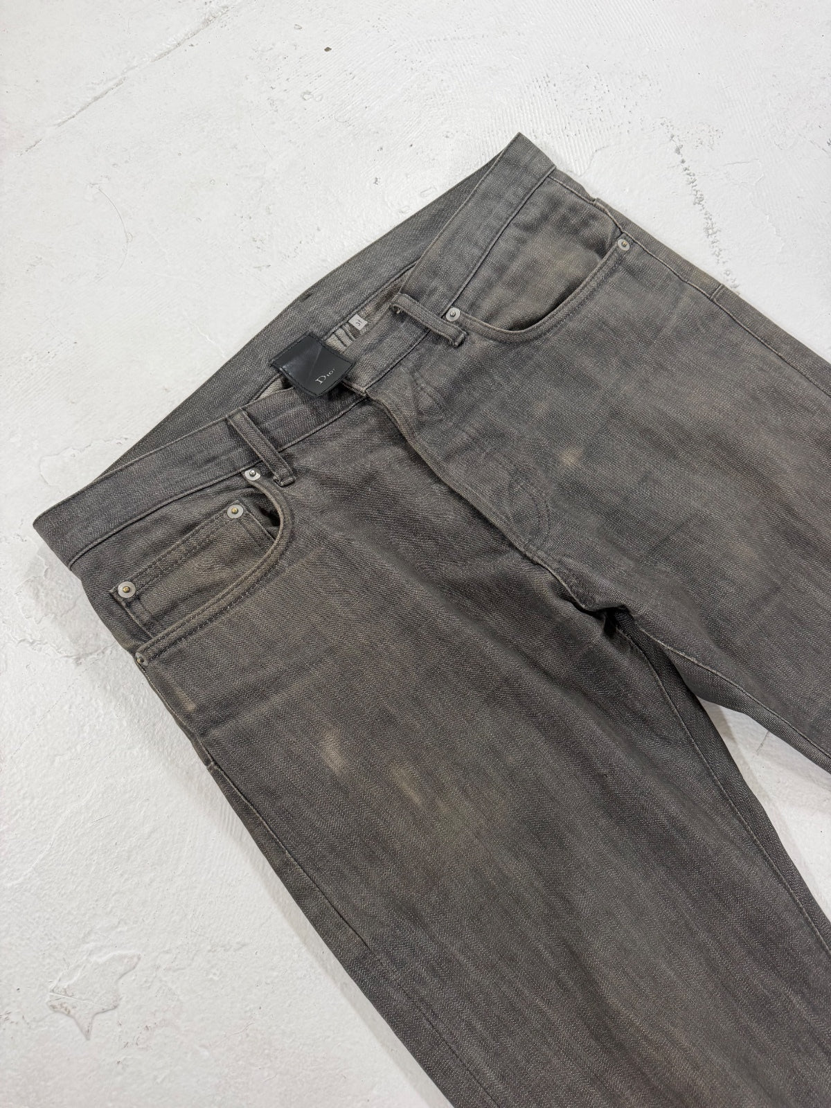 Dior Homme Hedi Era Gray Wash Denim