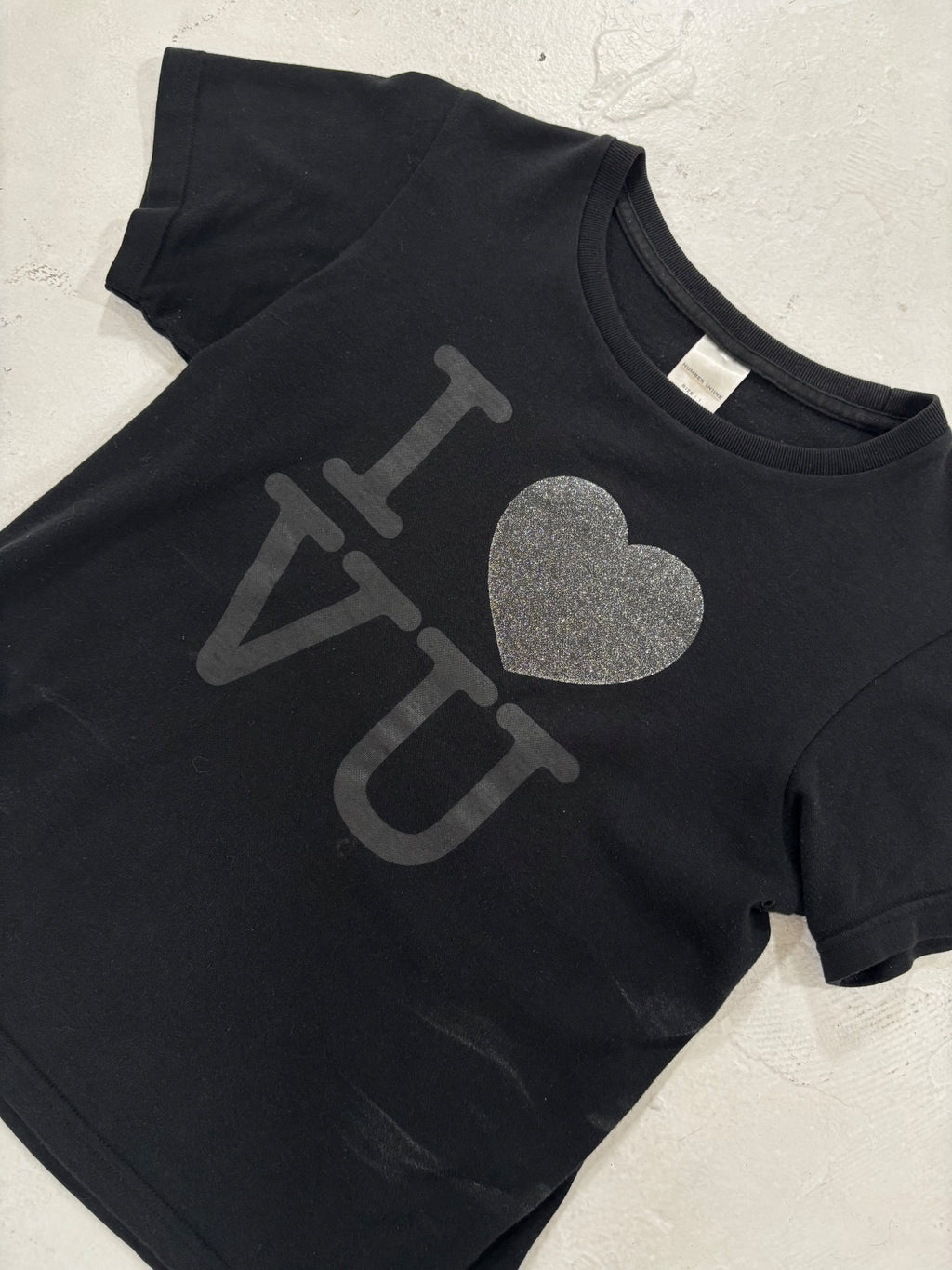 Number (N)ine "I Love V U" Tee {{ color }} {{ brand }} {{ archive }} {{ season }} {{ year }} {{ hedi slimane }}