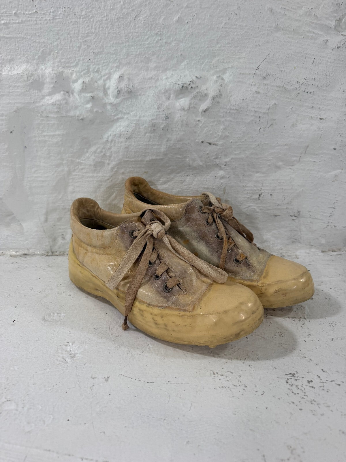 C.C.P. Kangaroo Leather Drip Sneakers