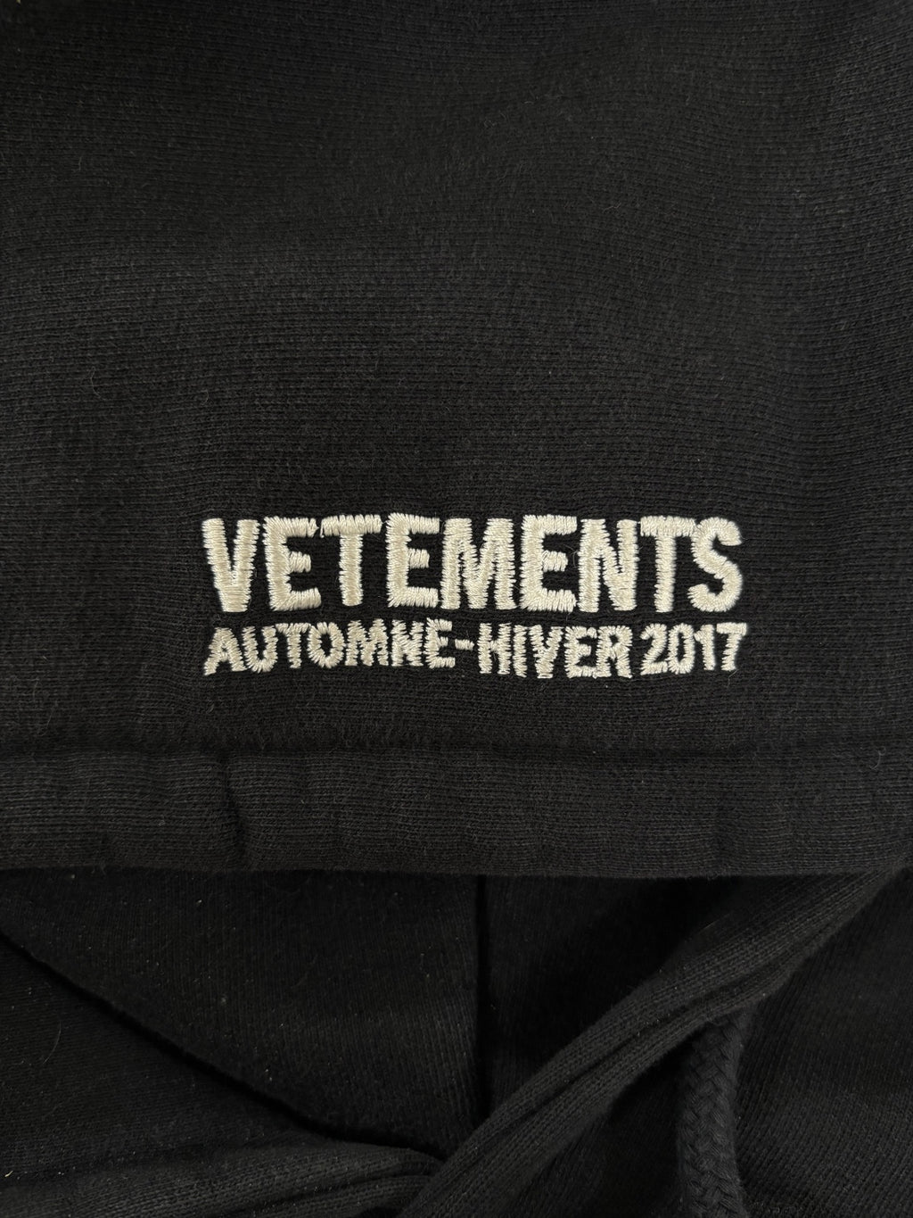 Vetements Total Fucking Darkness Hoodie