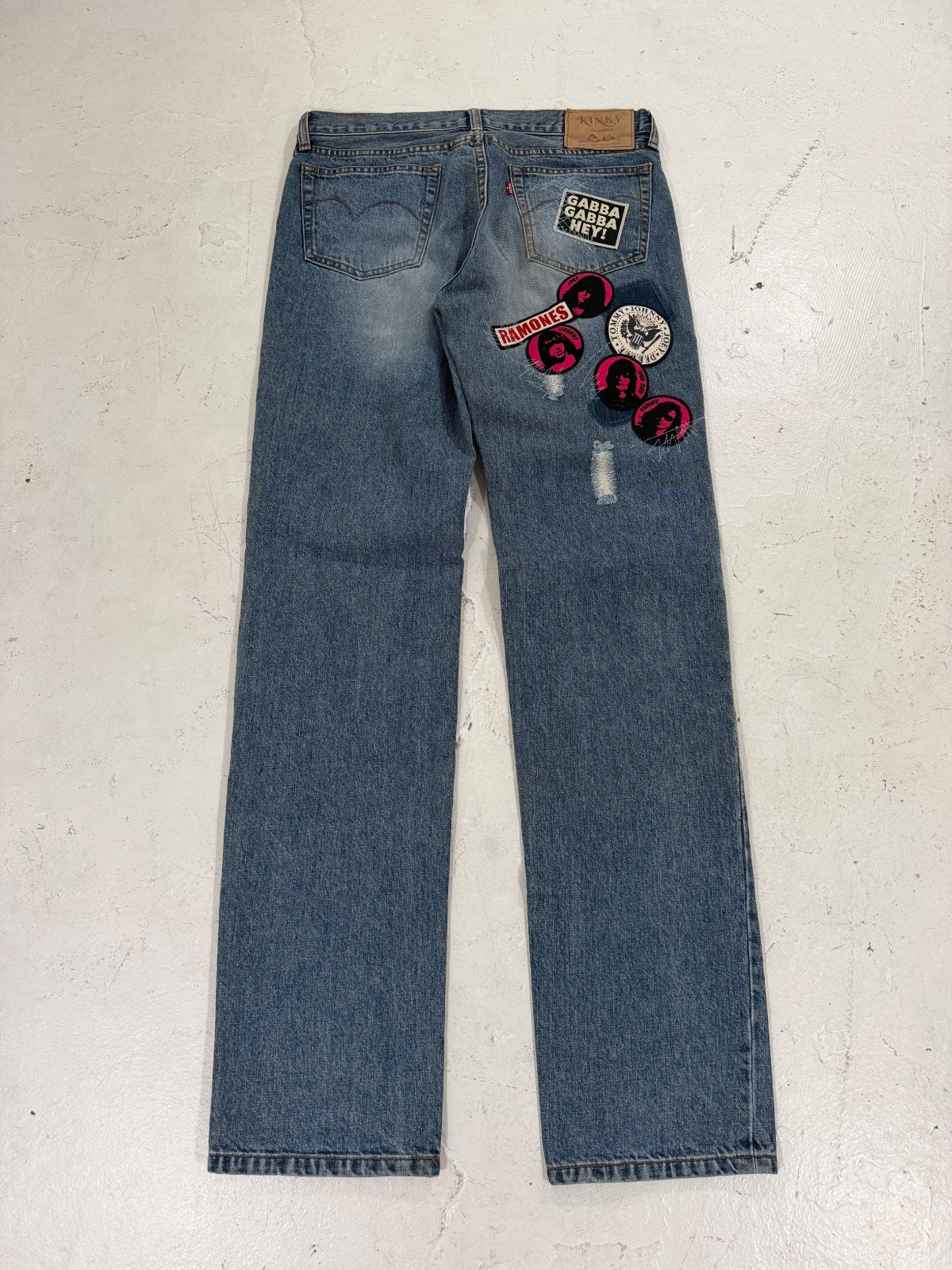Hysteric Glamour Ramones Patch Denim {{ color }} {{ brand }} {{ archive }} {{ season }} {{ year }} {{ hedi slimane }}