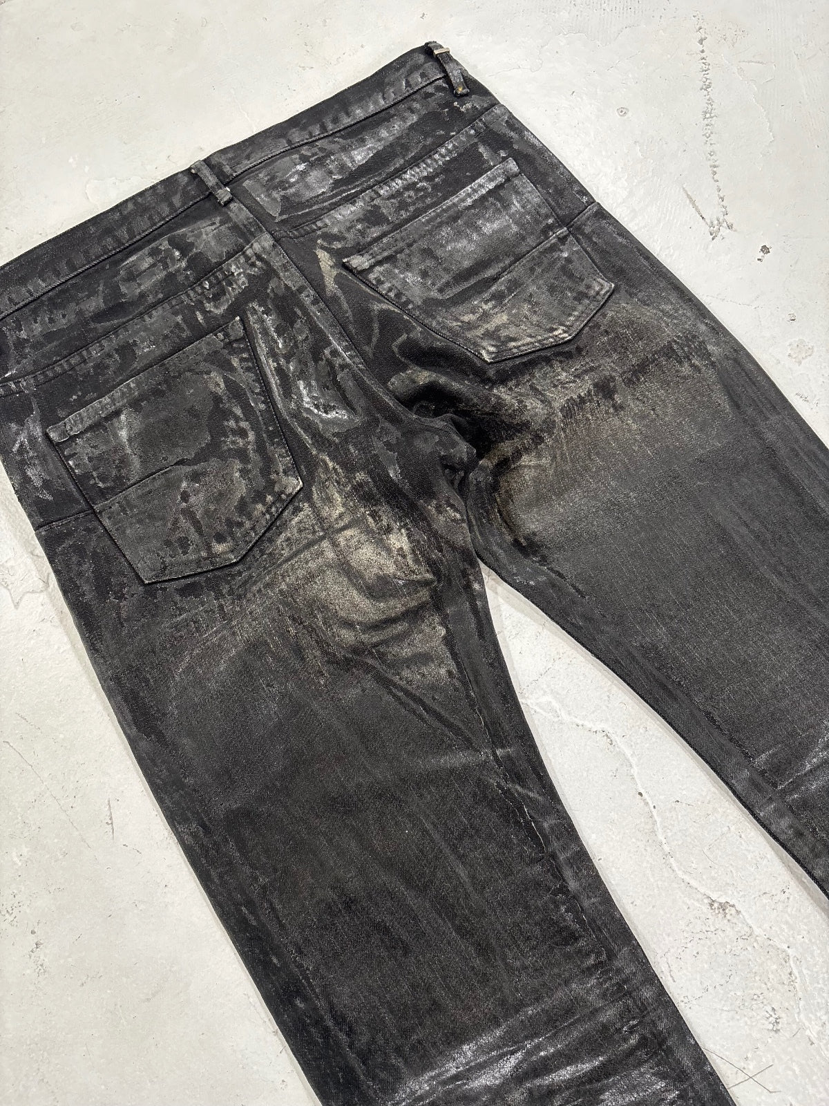 Dior Homme AW03 “Luster” Waxed Jeans