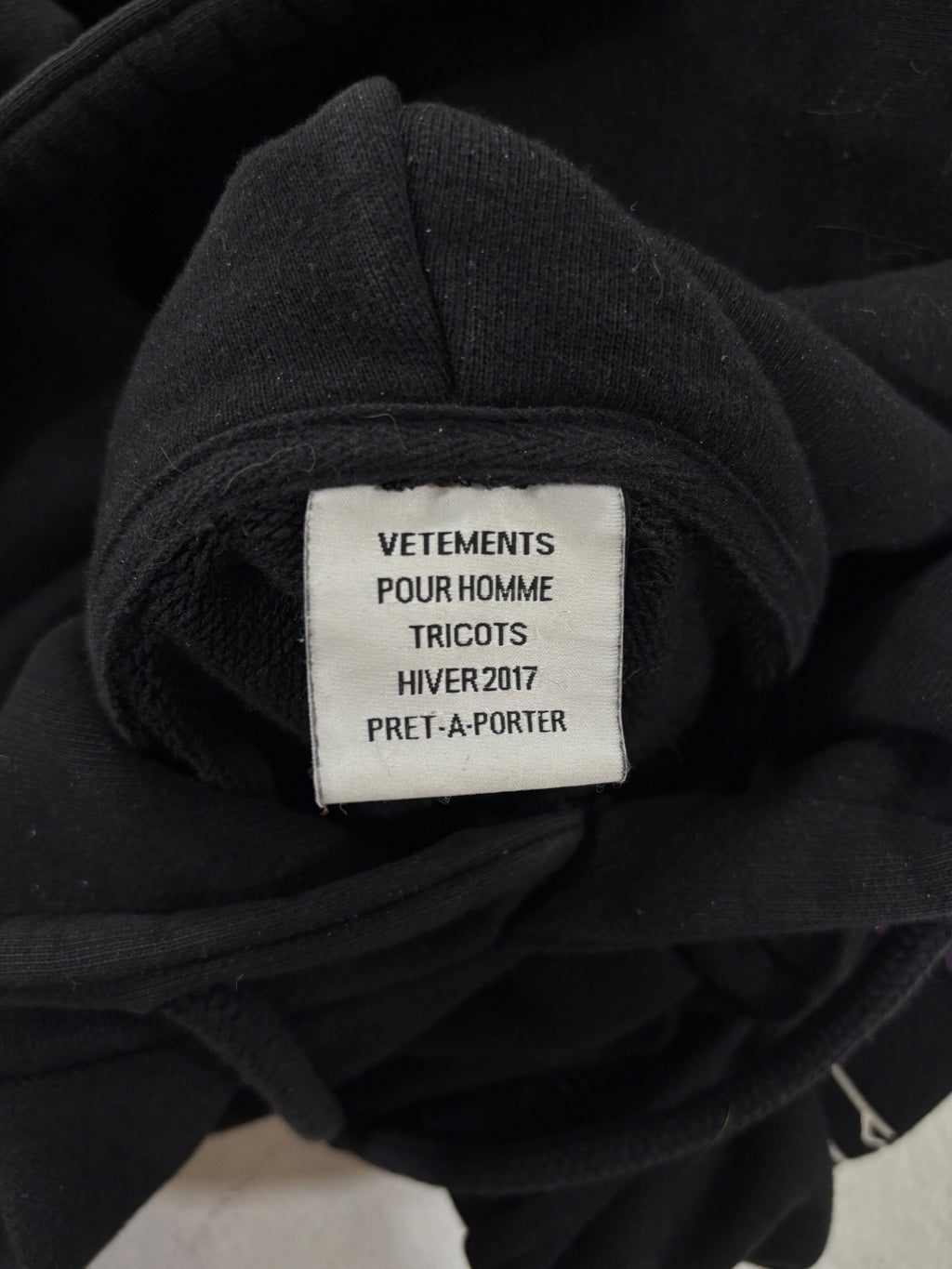 Vetements Total Fucking Darkness Hoodie